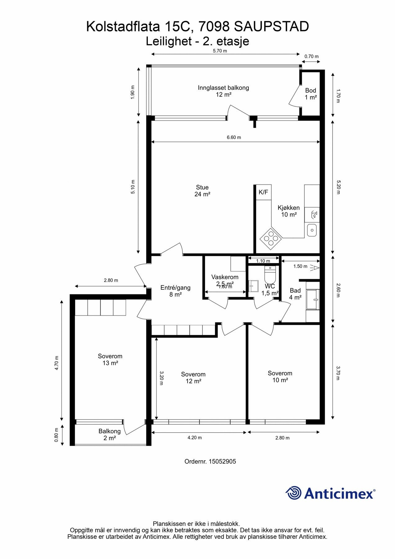 Plantegning 2. etasje. Galleribilde