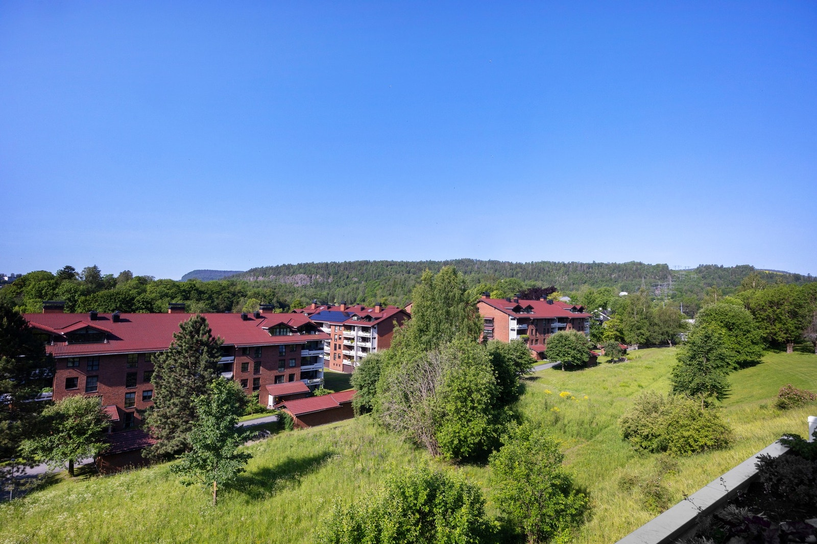 Utsikt fra balkongen. Galleribilde