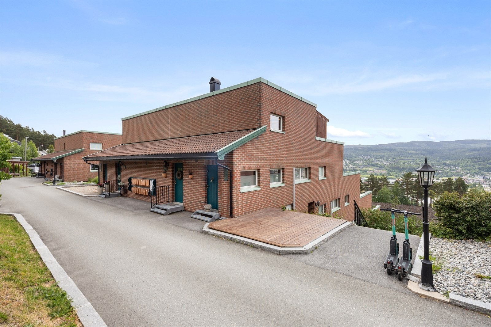 Hyggelig inngangsparti ønsker deg velkommen inn Galleribilde