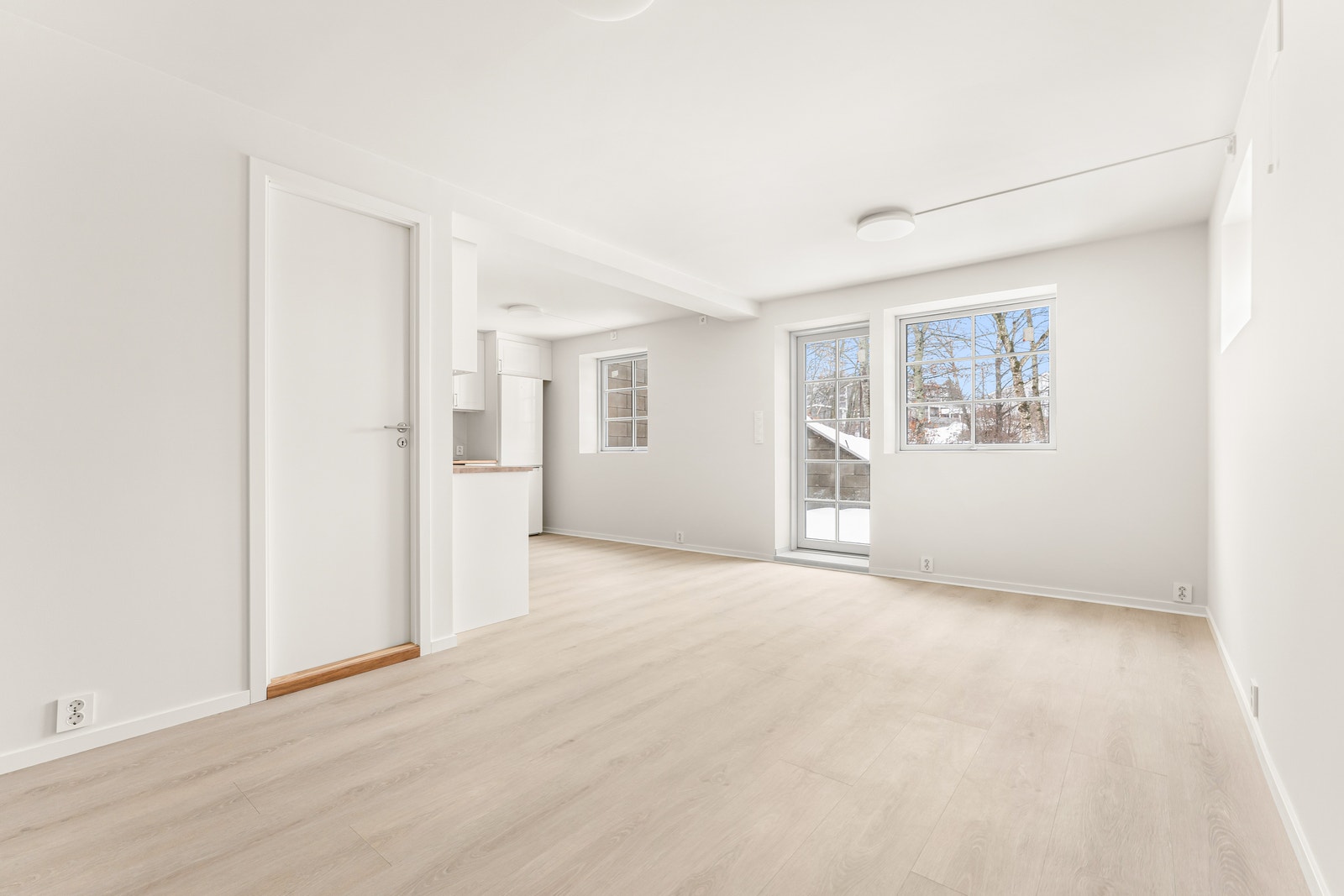 Stue og terrassedør Galleribilde
