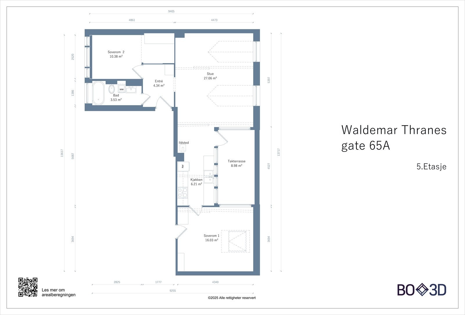 Plantegning Galleribilde