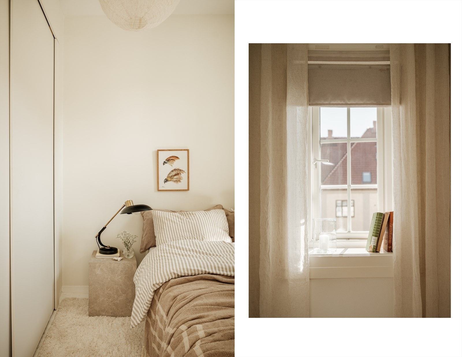 God plass til oppbevaring i skyvedørsgarderobe, se til venstre i bilde. Galleribilde