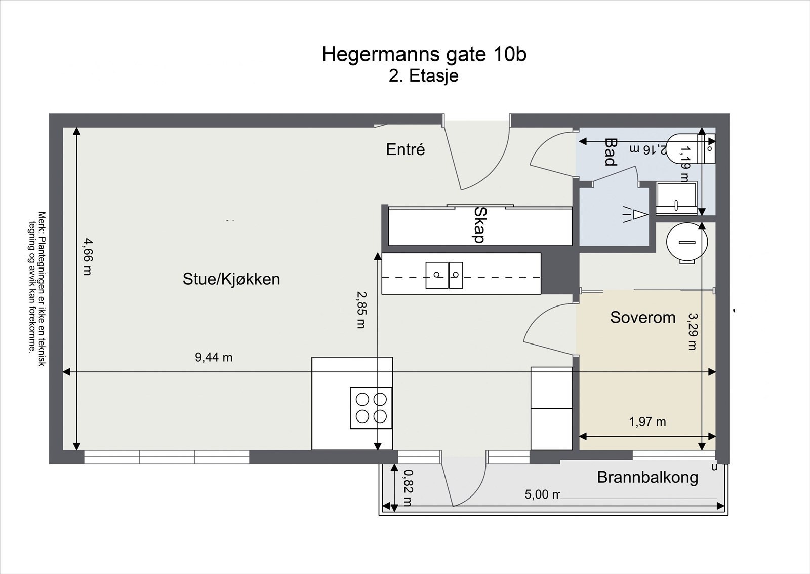 Plantegning. Galleribilde