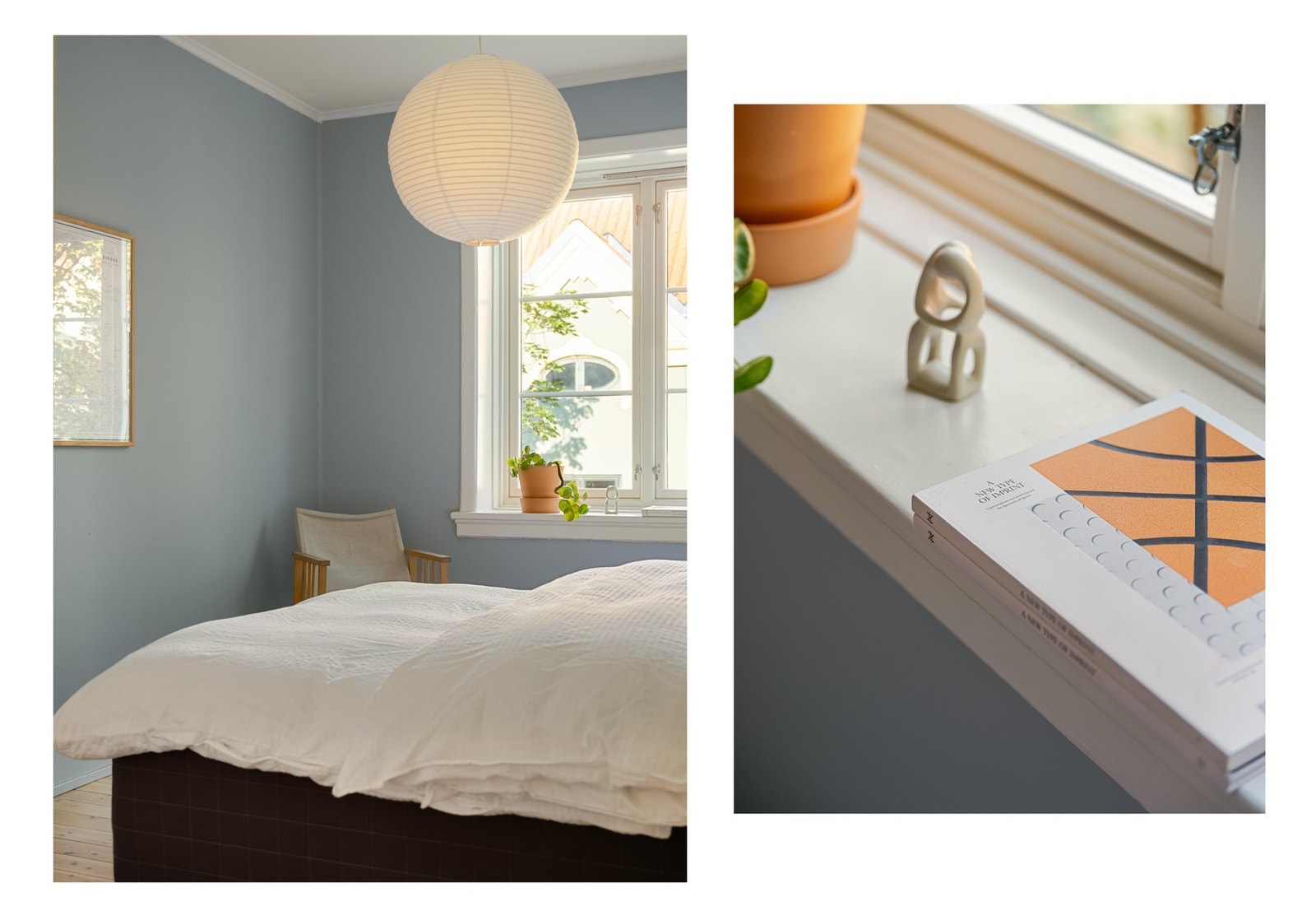 Den interne beliggenheten til leiligheten er svært god. Den vender i sin helhet mot bakgårdsrom, og soverommet er intet unntak. Galleribilde