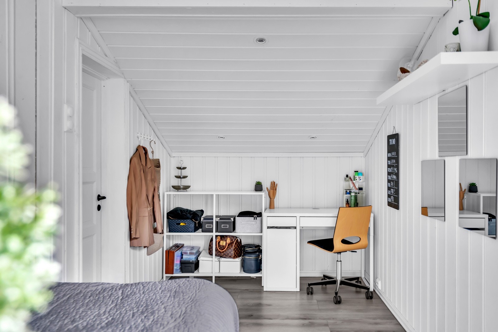 Kontorløsning på soverom 2. Galleribilde
