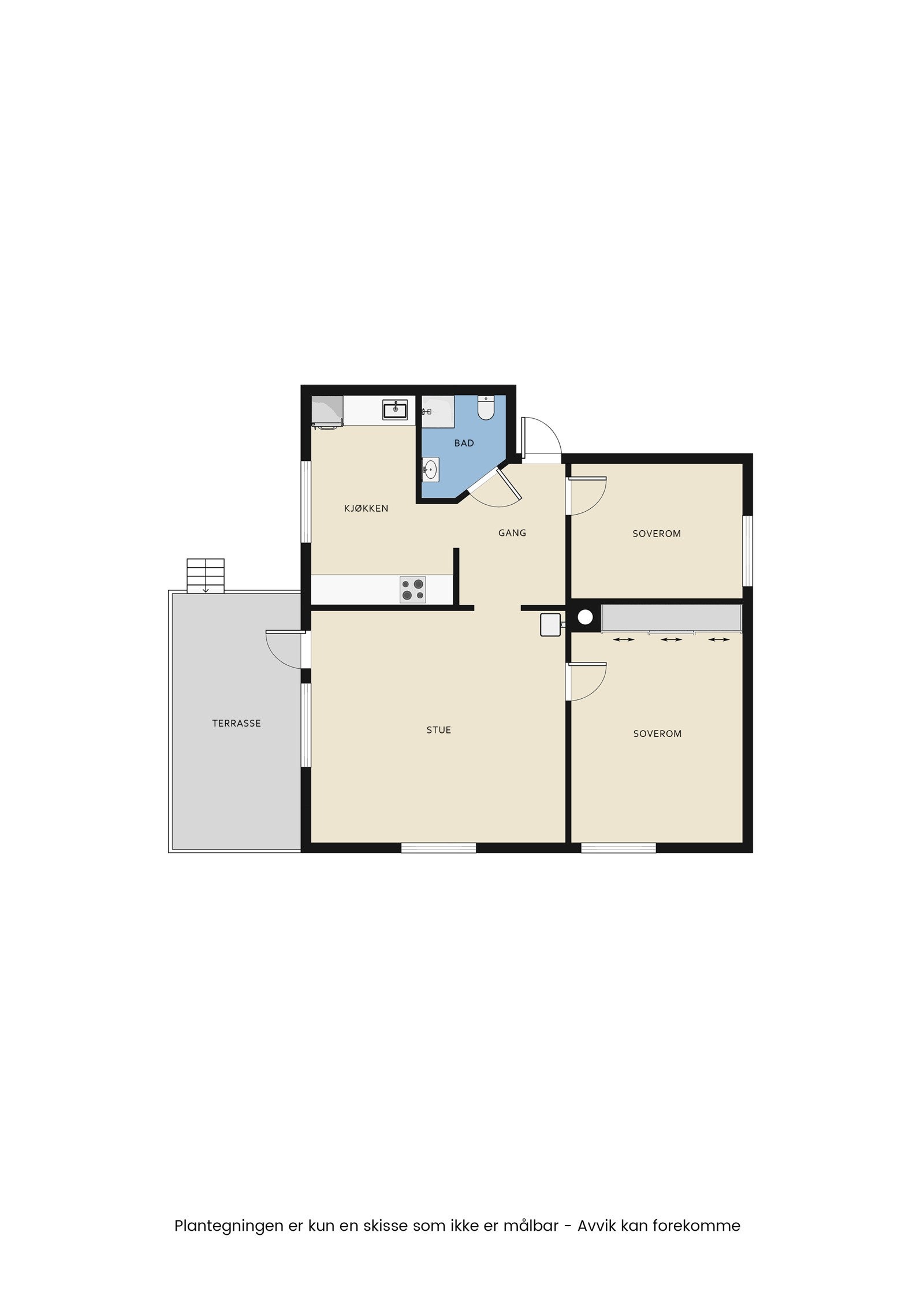 Plantegning Galleribilde