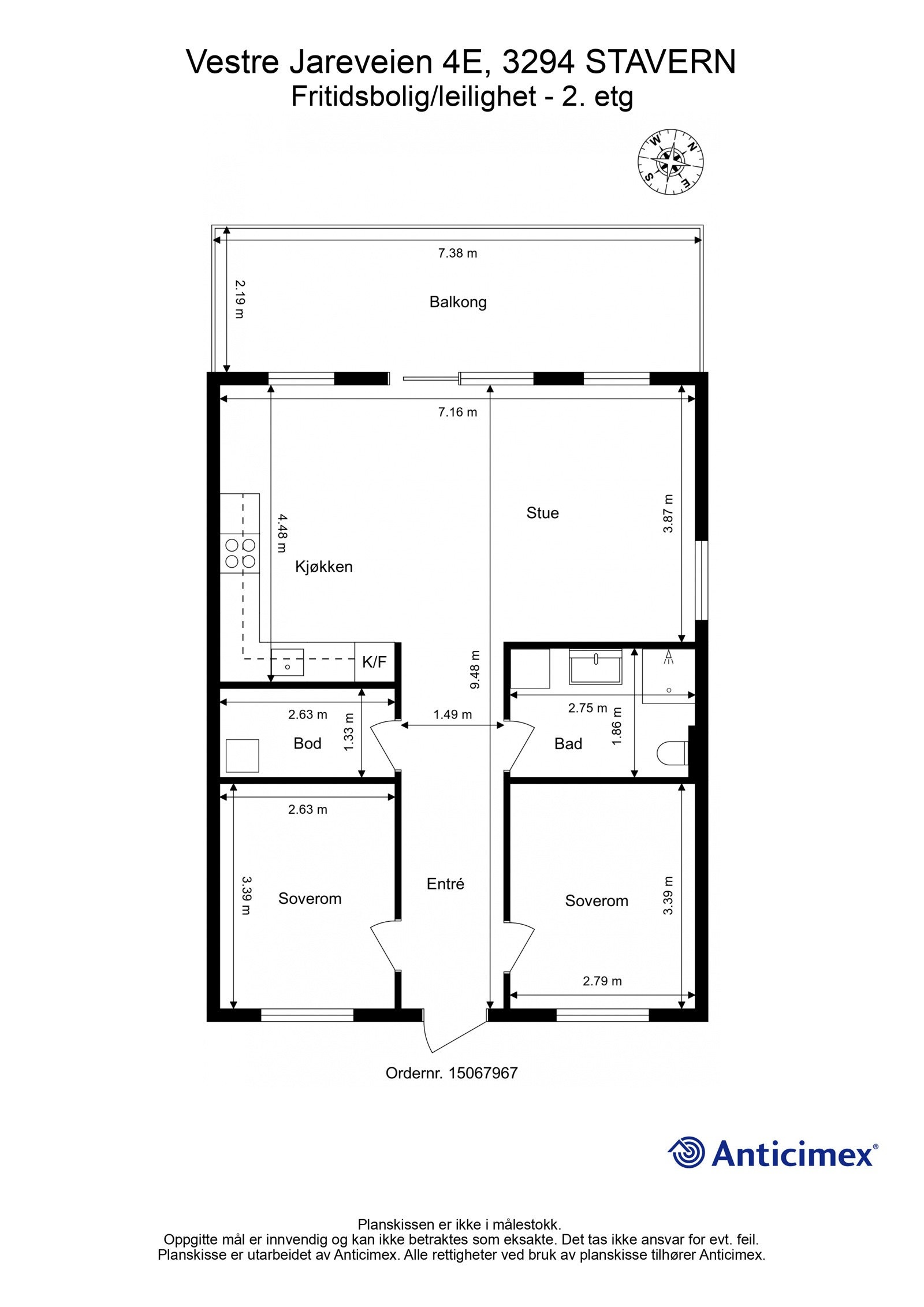 Plantegning Galleribilde