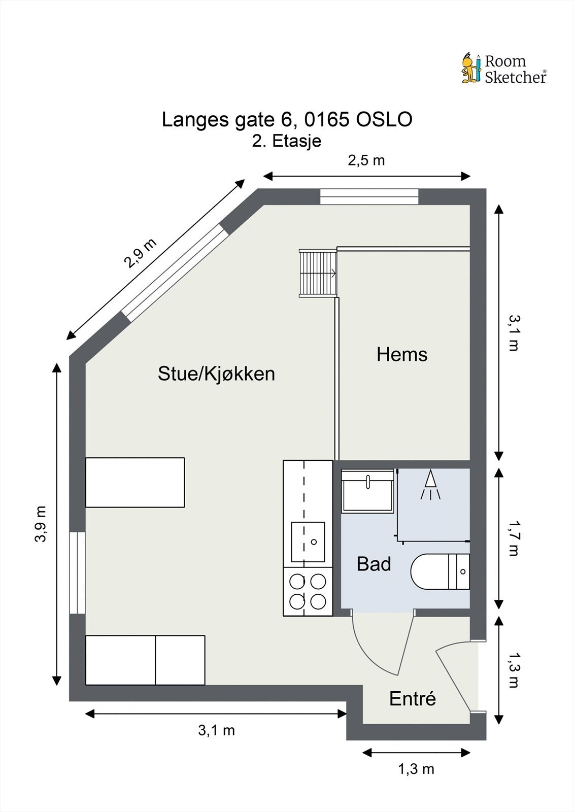 Plantegning Galleribilde