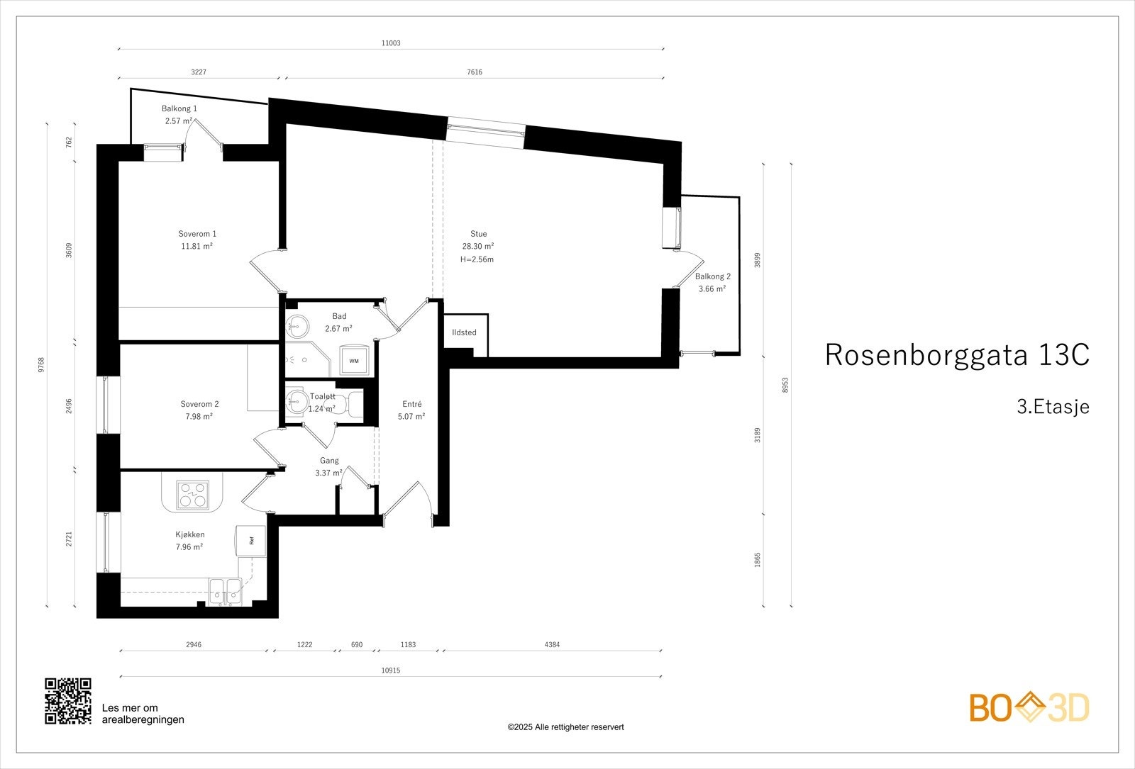 Plantegning Galleribilde