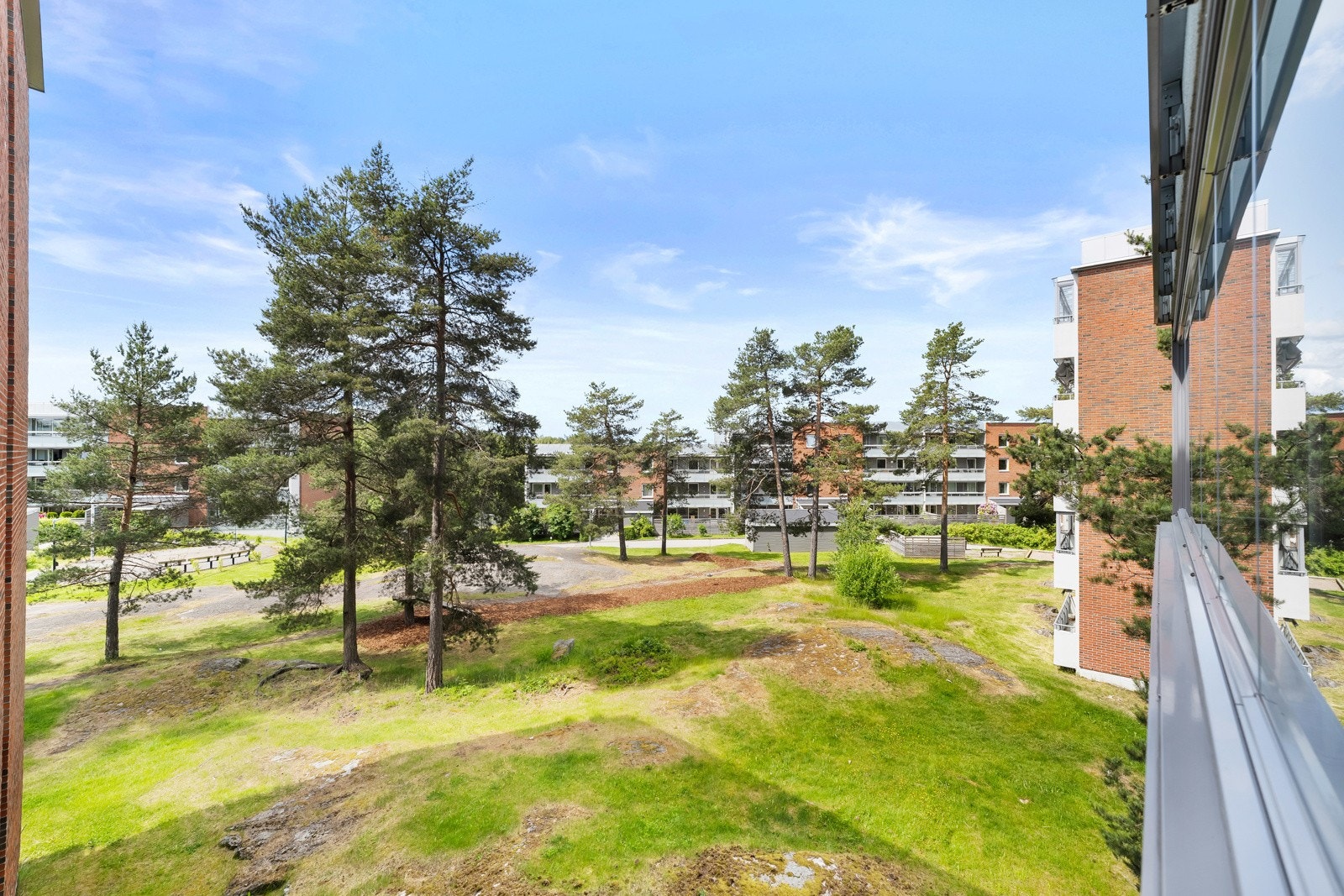 Utsyn fra balkongen Galleribilde