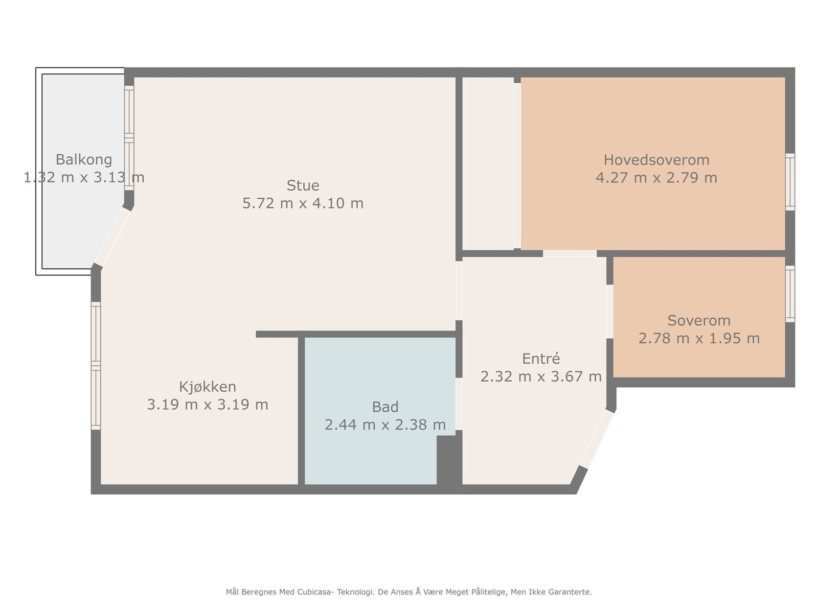 Plantegning andre etasje Galleribilde