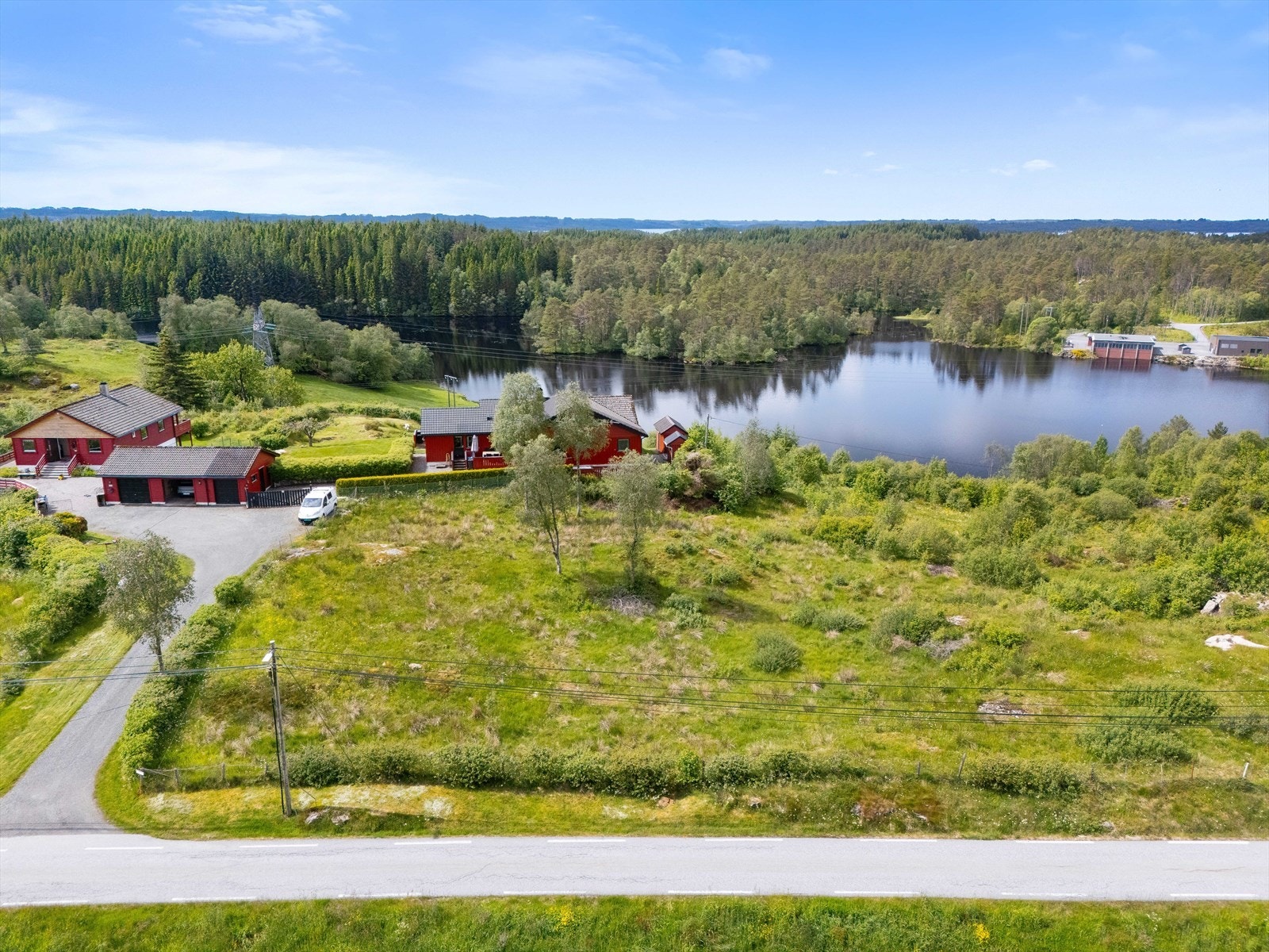 Tomtene kan kjøpes samlet eller separat hver for seg. Her i bildet ligger bnr. 8. Galleribilde