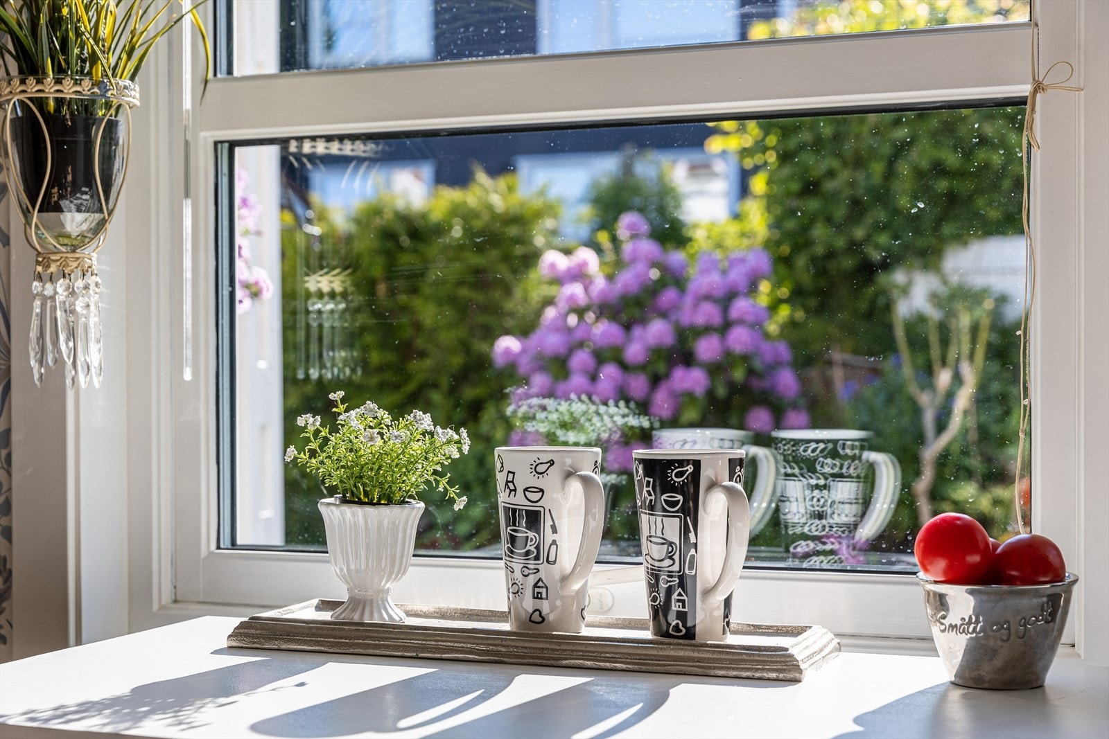 Hyggelig utsikt til hagen Galleribilde