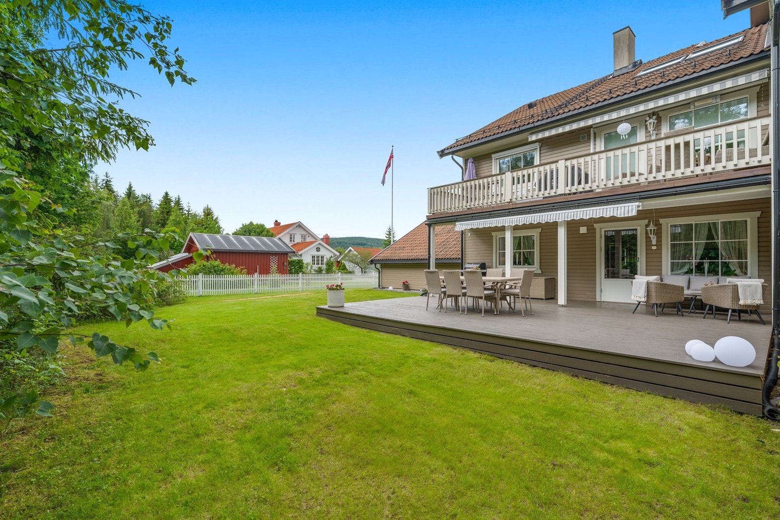 Nydelig uteplass. Galleribilde