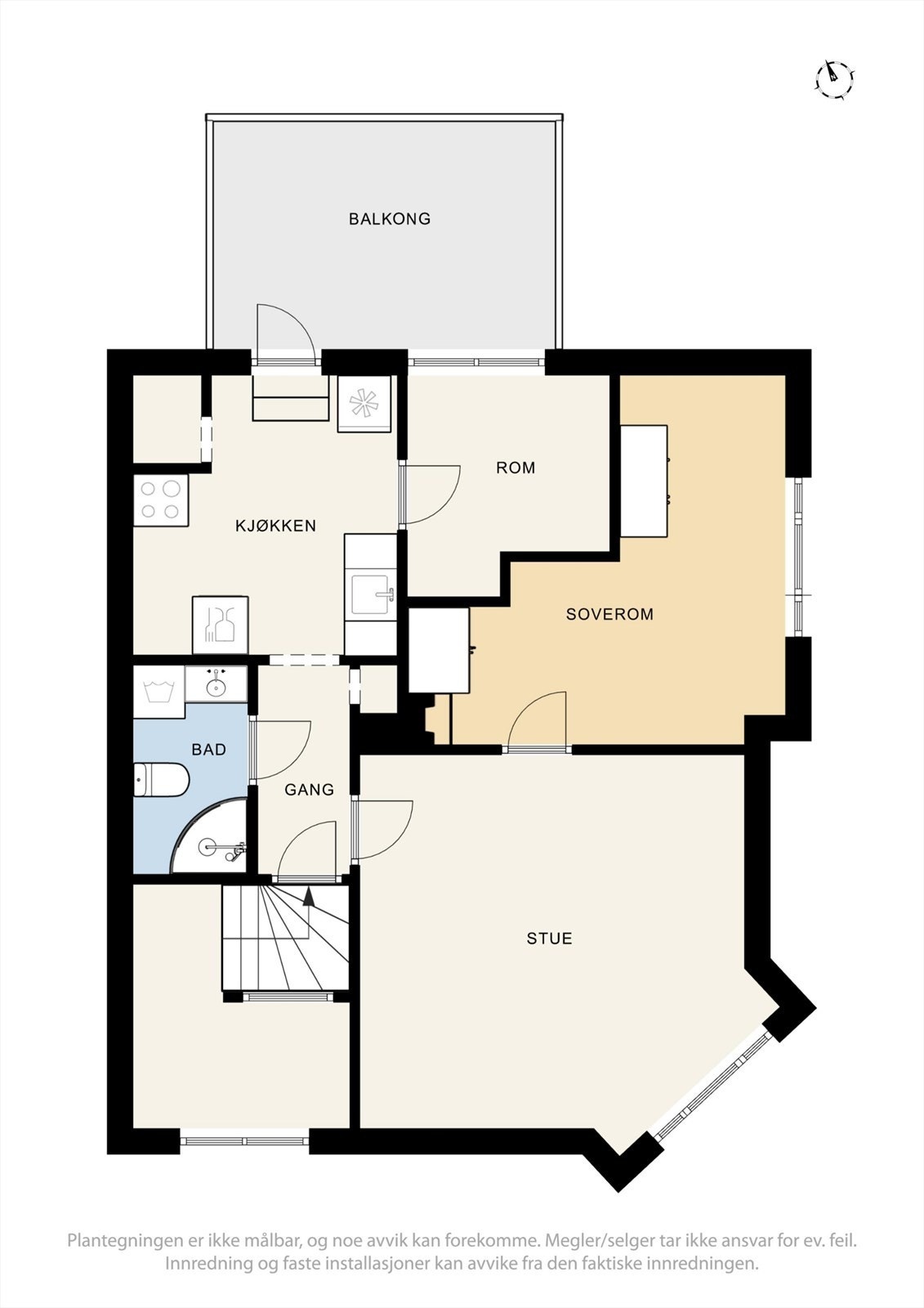 Plantegning 2. etasje Galleribilde