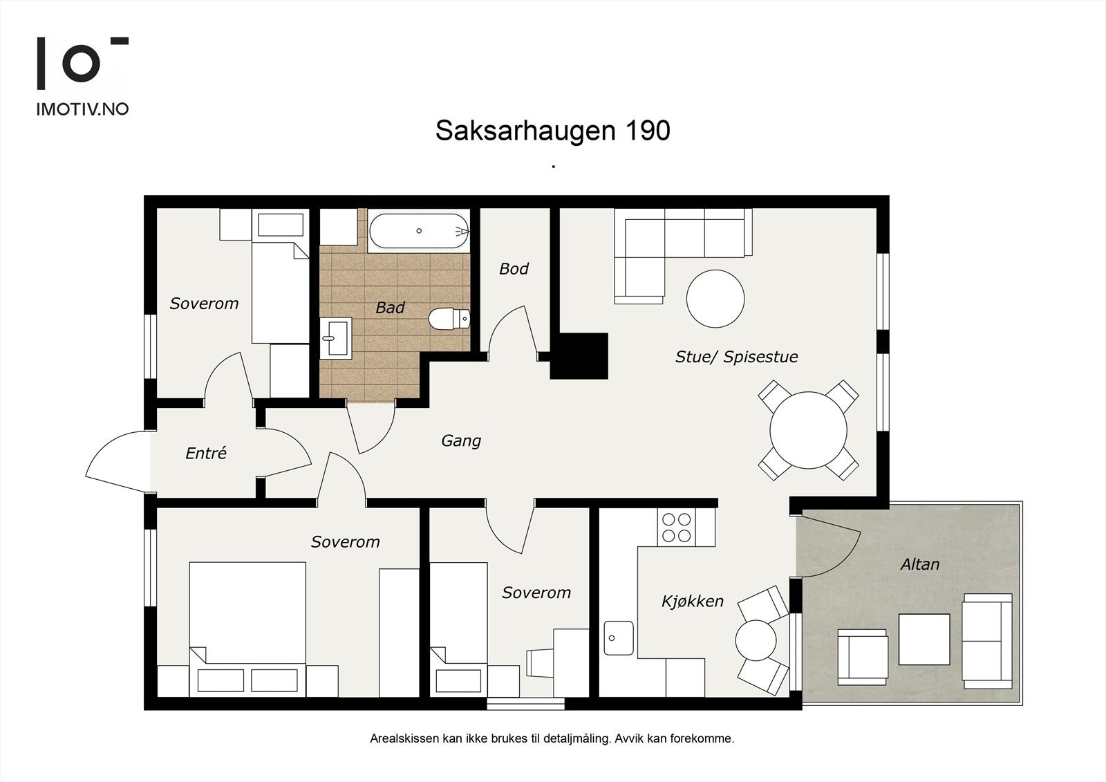 - God planløsning, merk innvendig bod, i tillegg har leiligheten en ekstern bod på 5 m² - Galleribilde