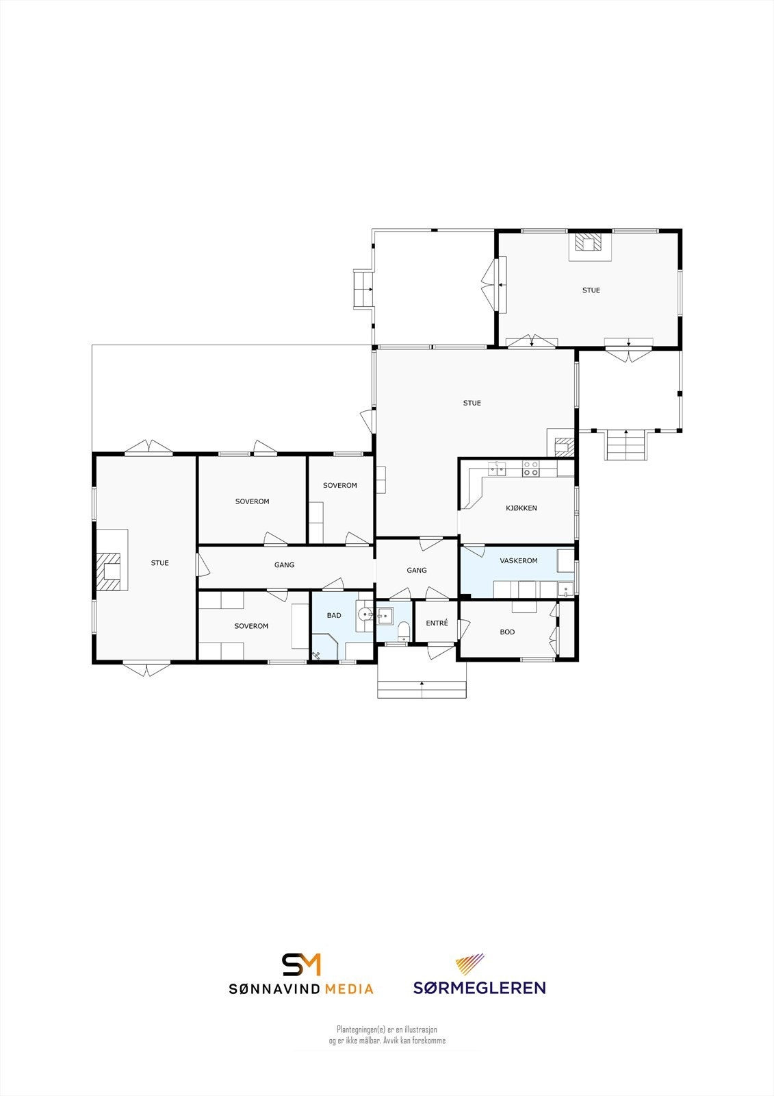 Plantegning Galleribilde