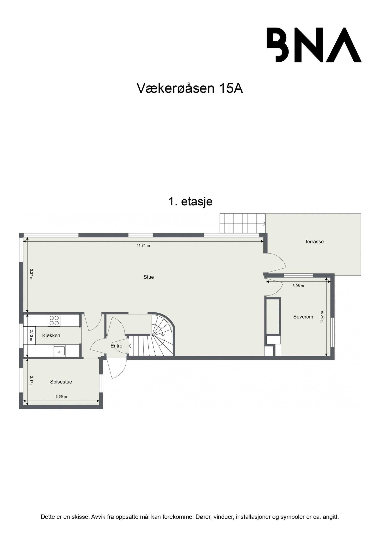 Plantegning - 1. Etasje Galleribilde