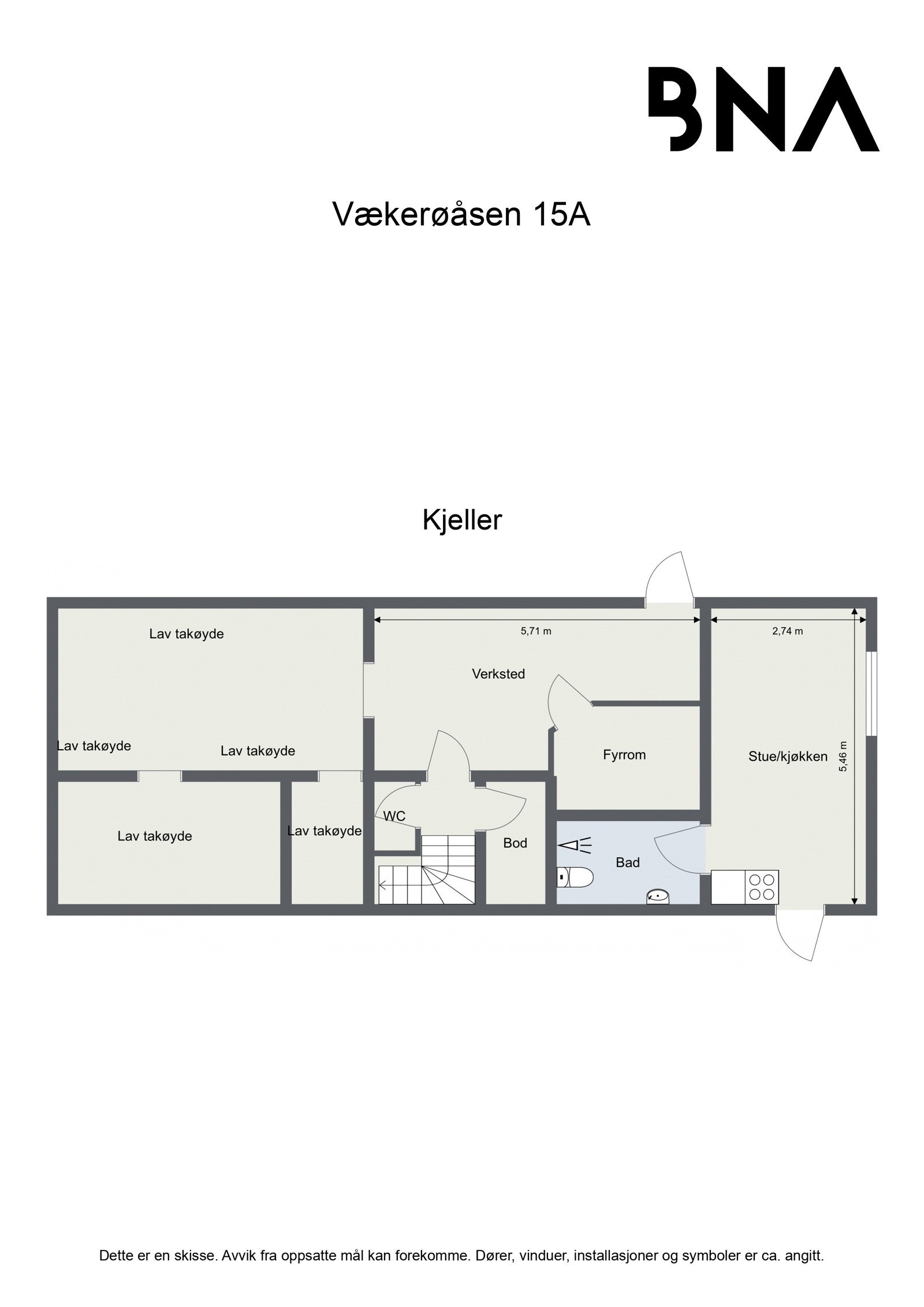 Plantegning - Kjeller Galleribilde