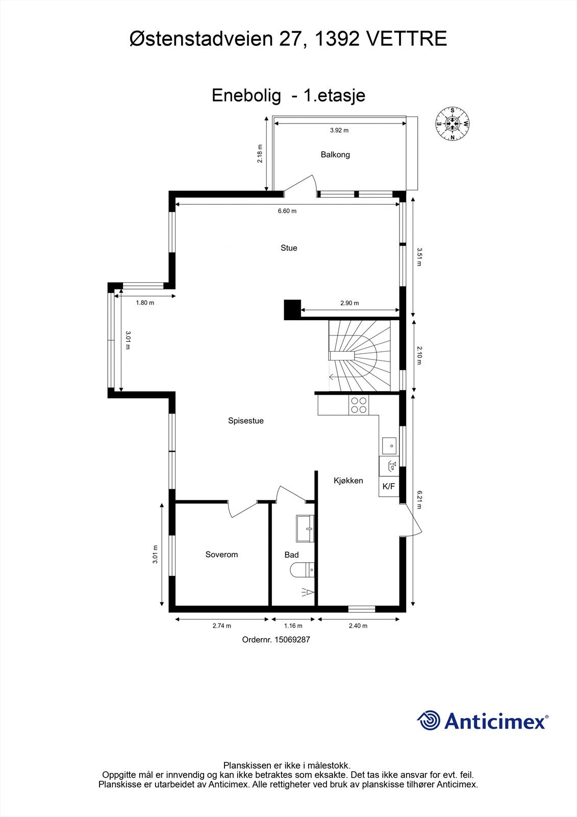 Plantegning 1.etasje. Galleribilde