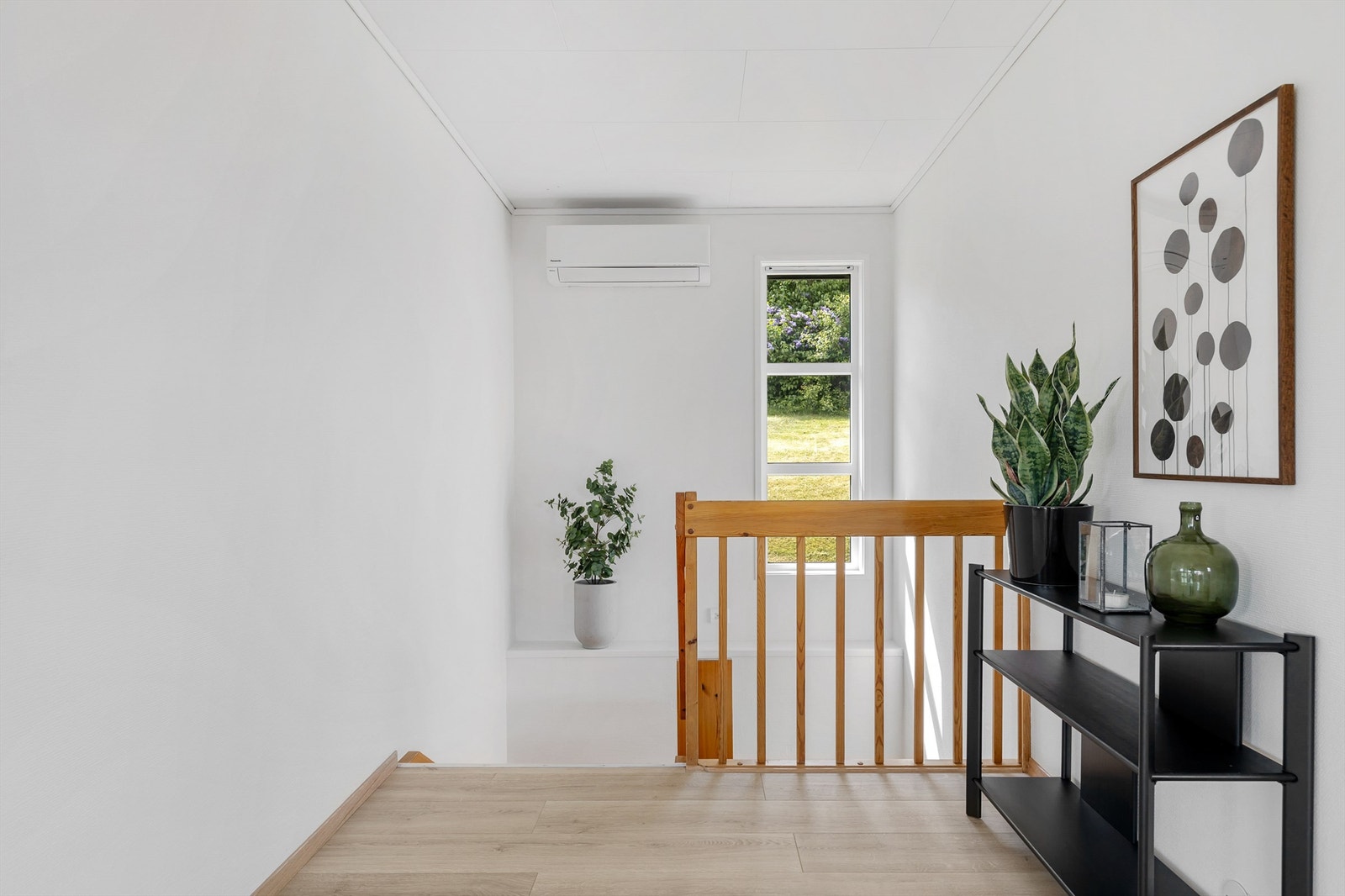 Varmepumpe er plassert i trappeoppgangen. Galleribilde