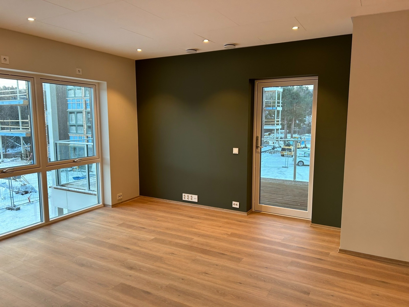 Stue med åpen løsning Galleribilde