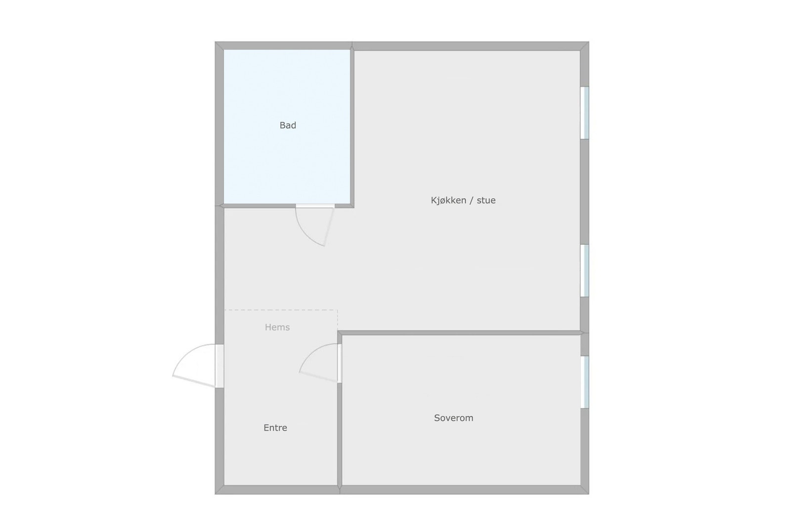 Plantegning Galleribilde