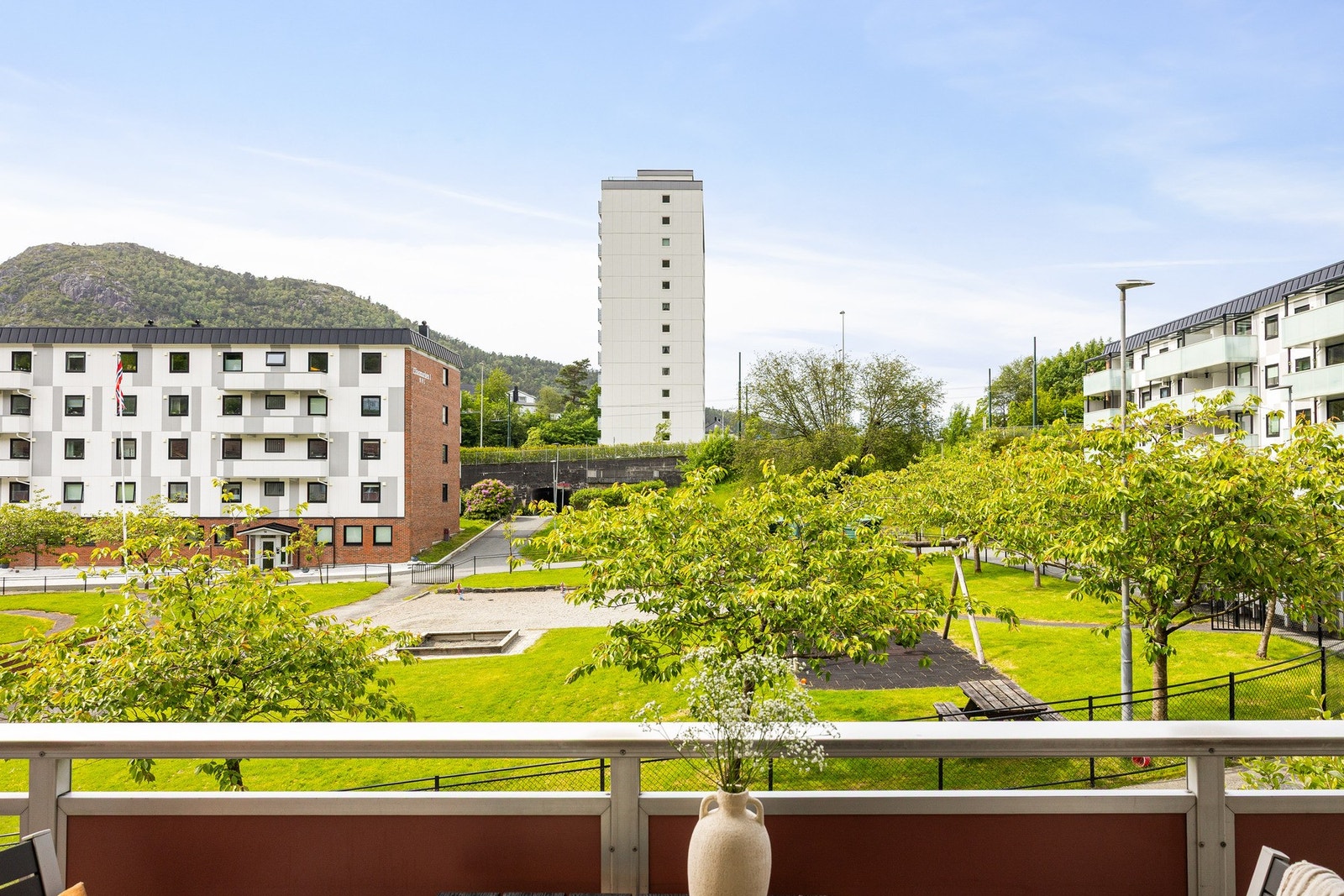 Her kan man nyte fine sommerdager med venner og familie. Galleribilde