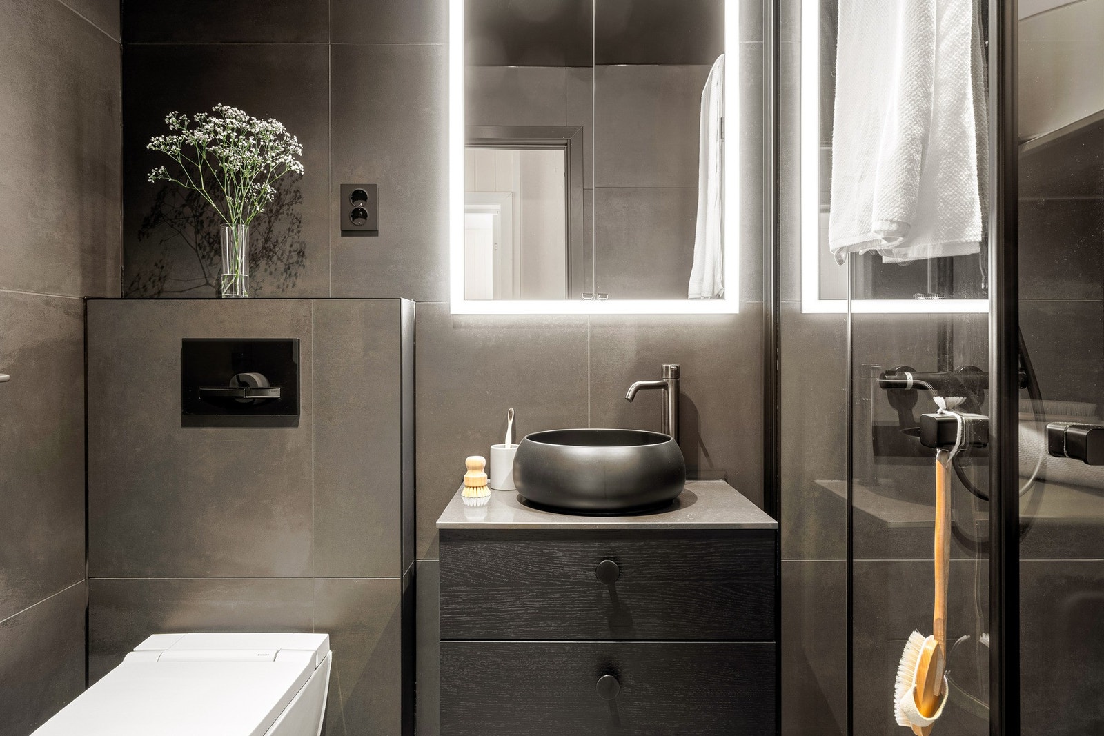 Badet er målt til ca. 3,5 kvm. Galleribilde