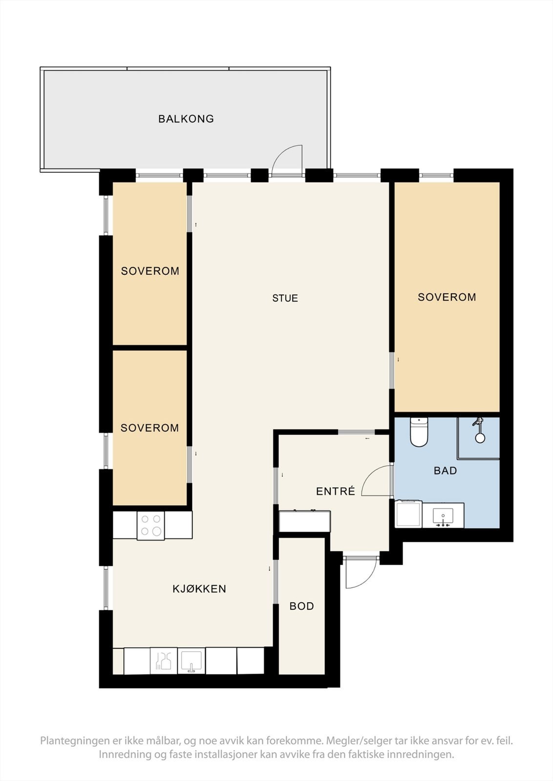 Plantegning - 4. etasje Galleribilde