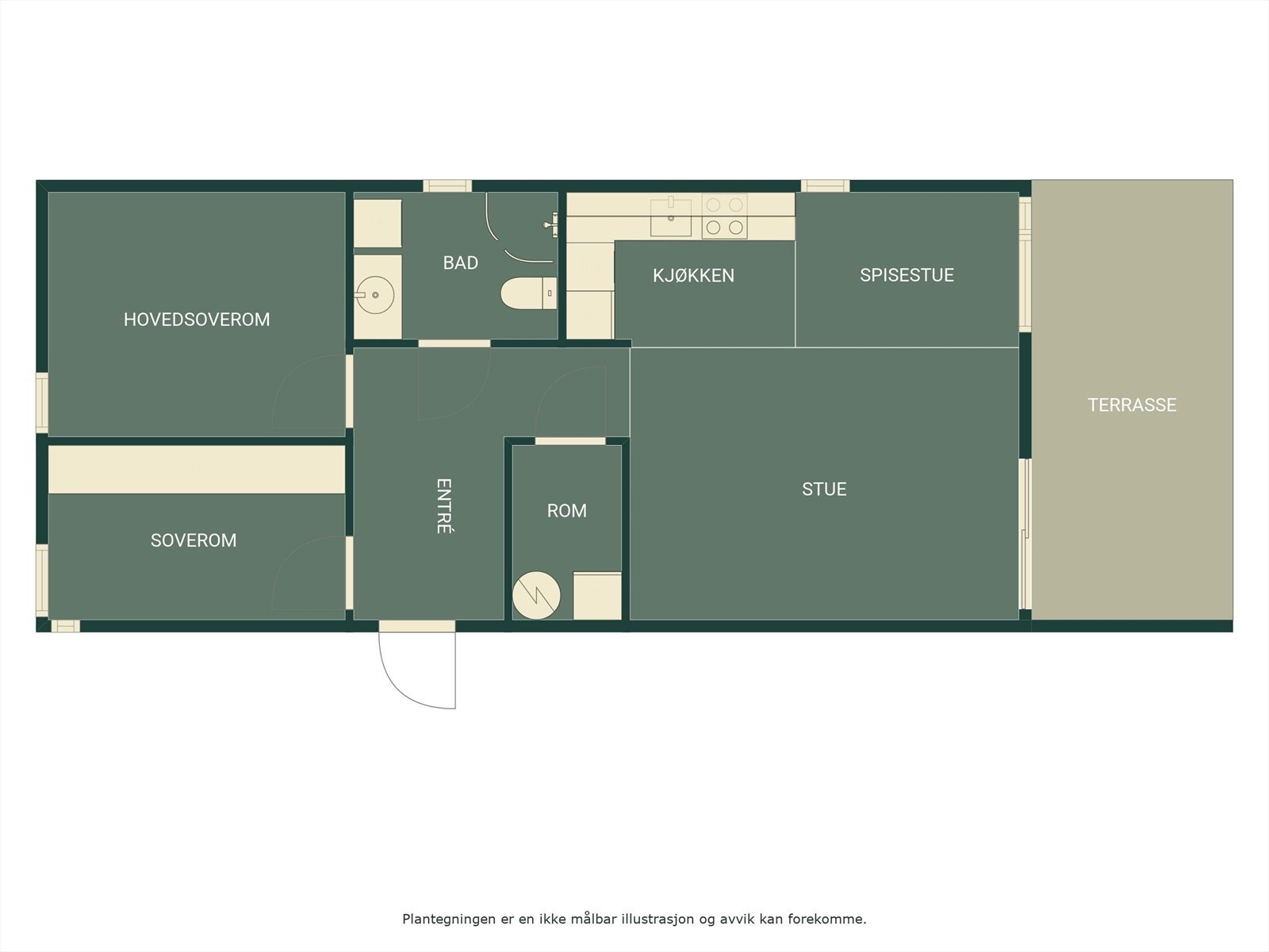 Plantegning Kilden Øvre 11B. Galleribilde