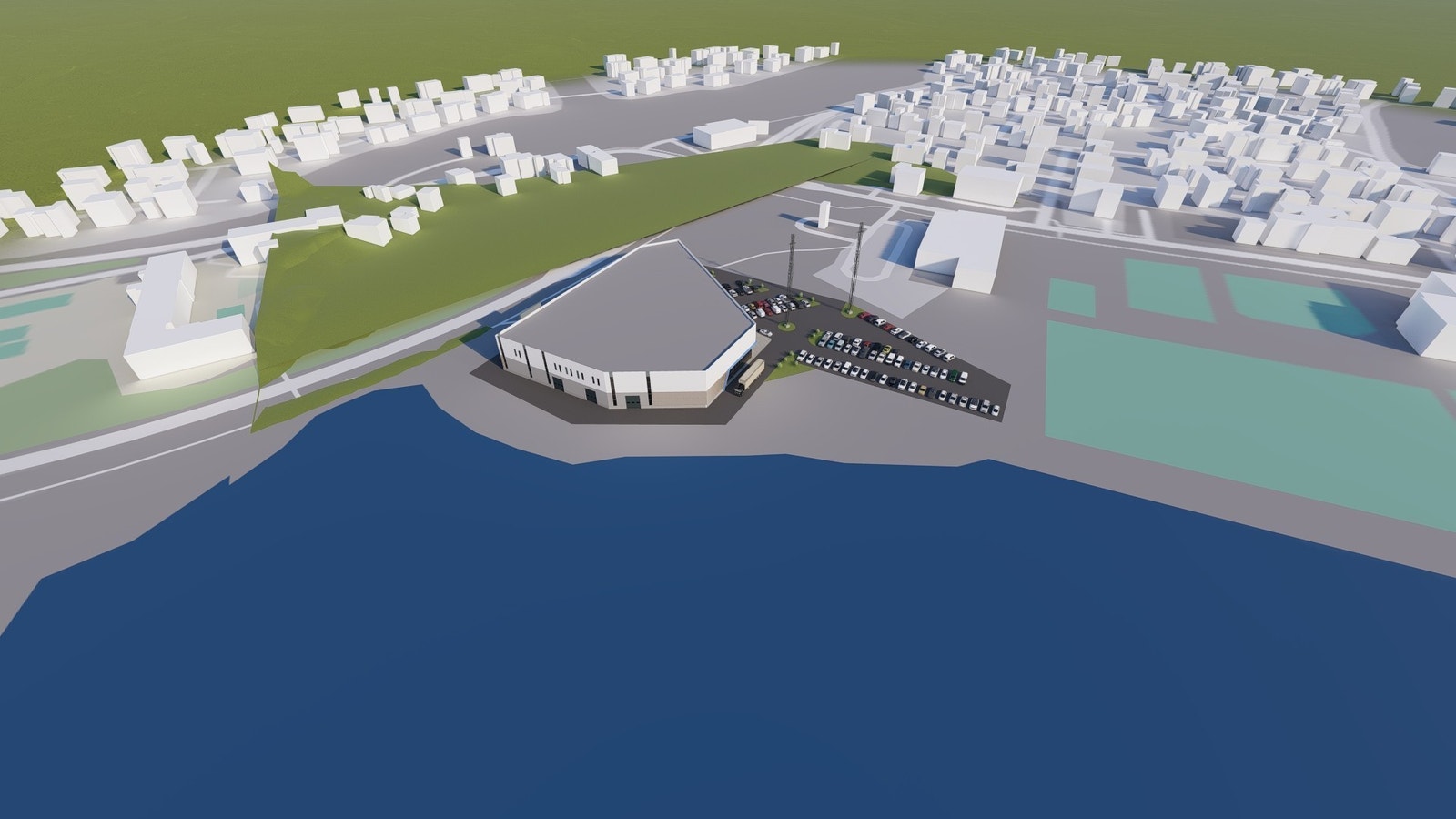 Planlagt nybygg, 4000m2 grunnflate inntil 2 etasjer Galleribilde