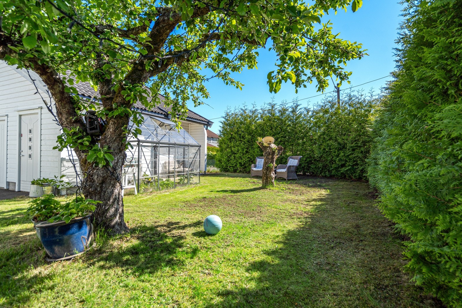 Nydelig fruktre og område mot syd med mange ulike bruksmuligheter! Galleribilde