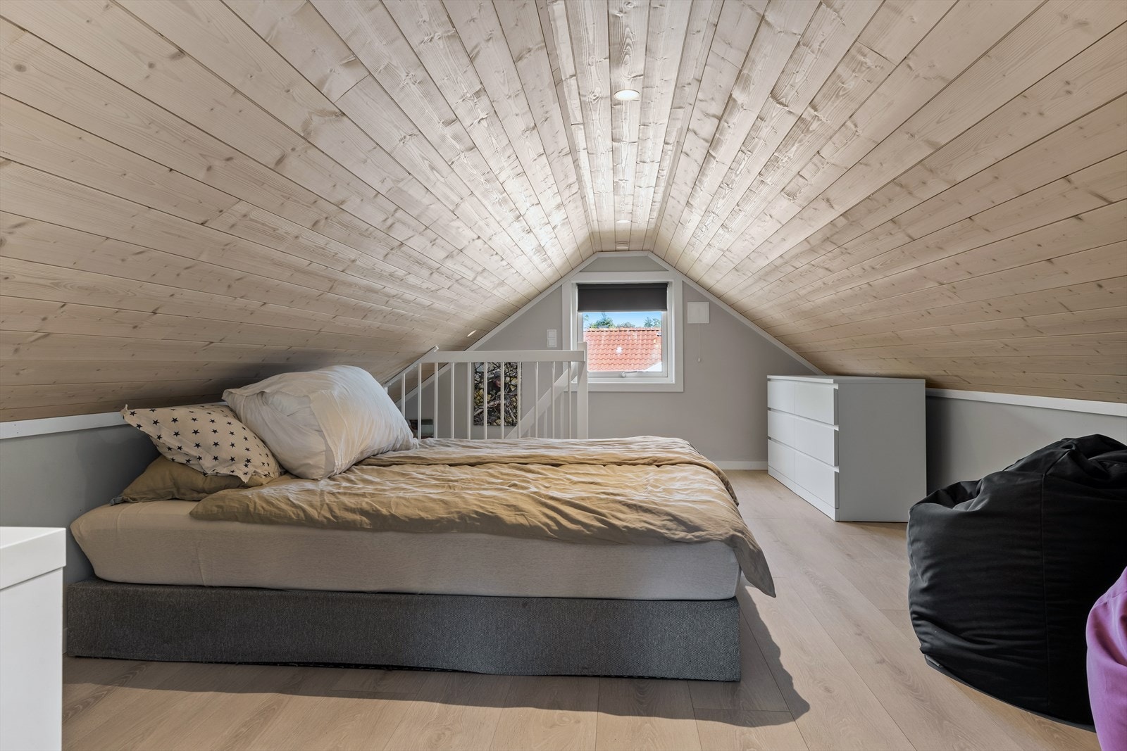 Loft / rom over utleiedel (ikke godkjent soverom) Galleribilde