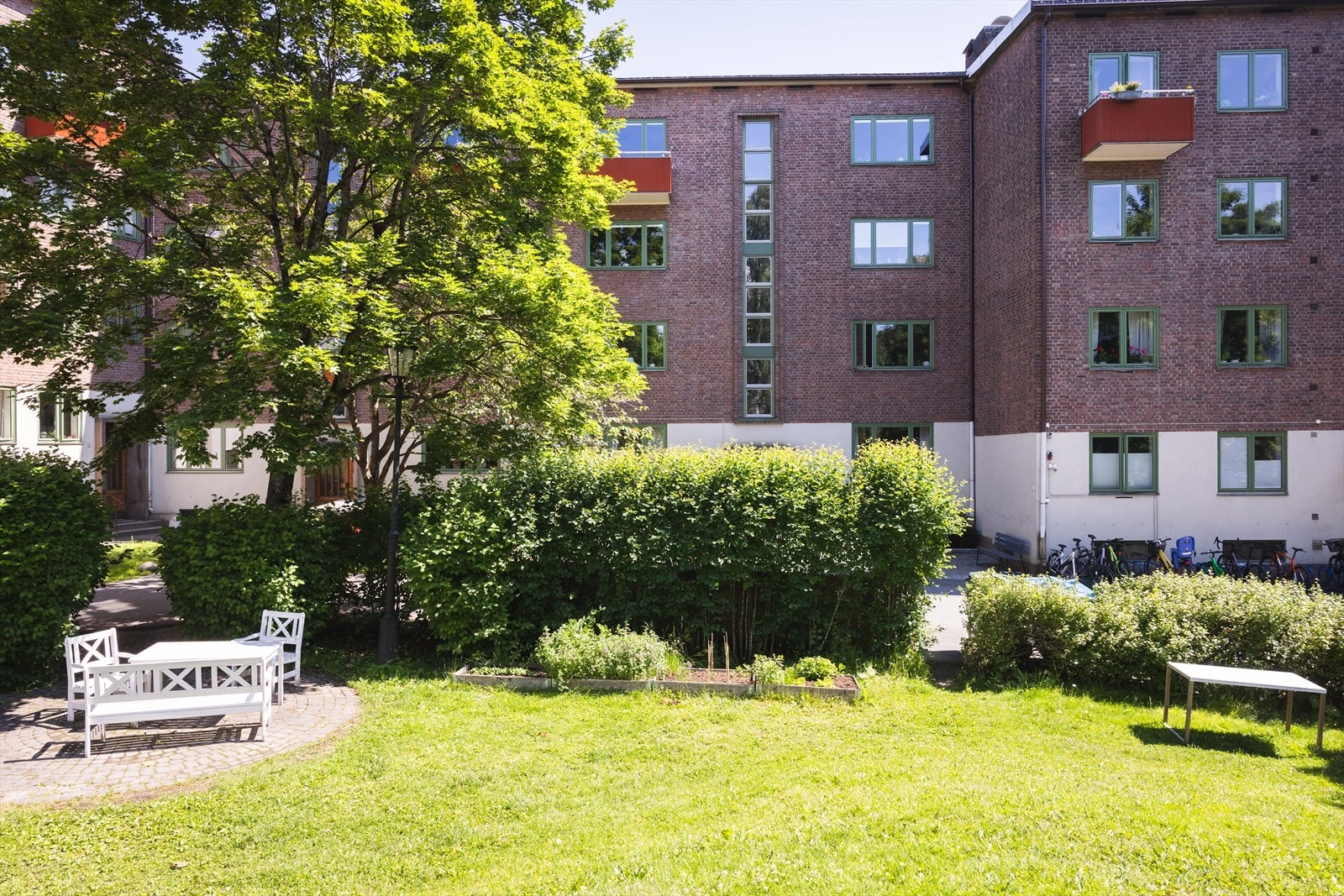 Borettslaget består av 133 andelsleiligheter. Galleribilde