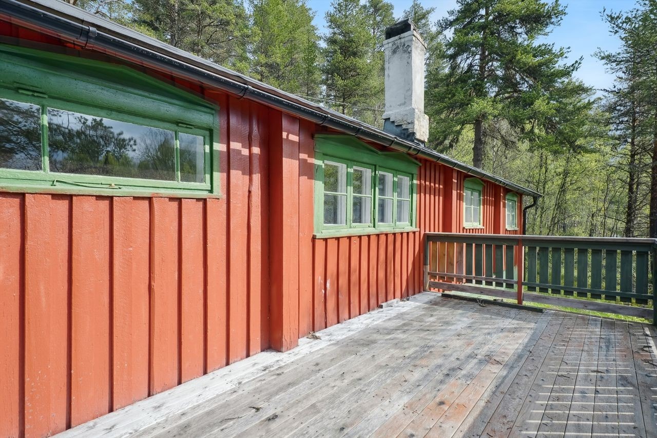 Terrassen er på ca. 12 kvm. Galleribilde