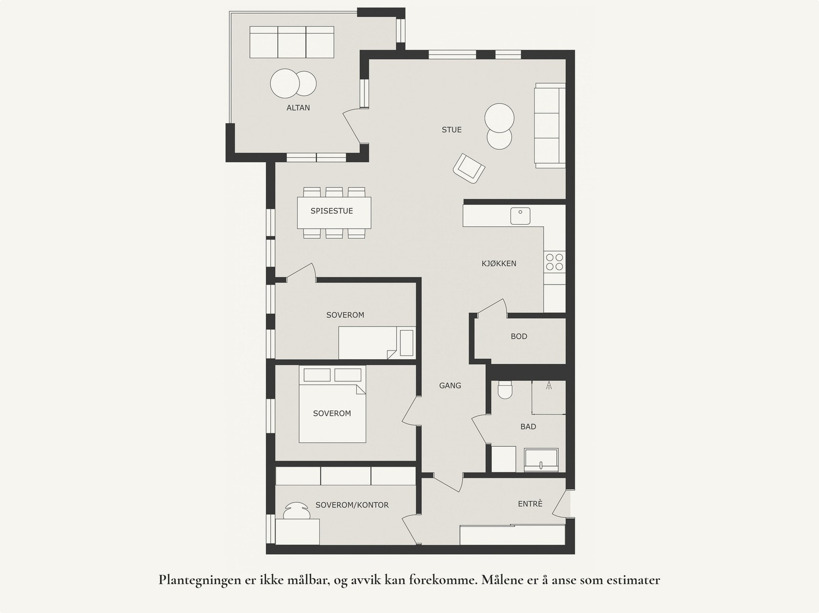 Plantegning. Galleribilde