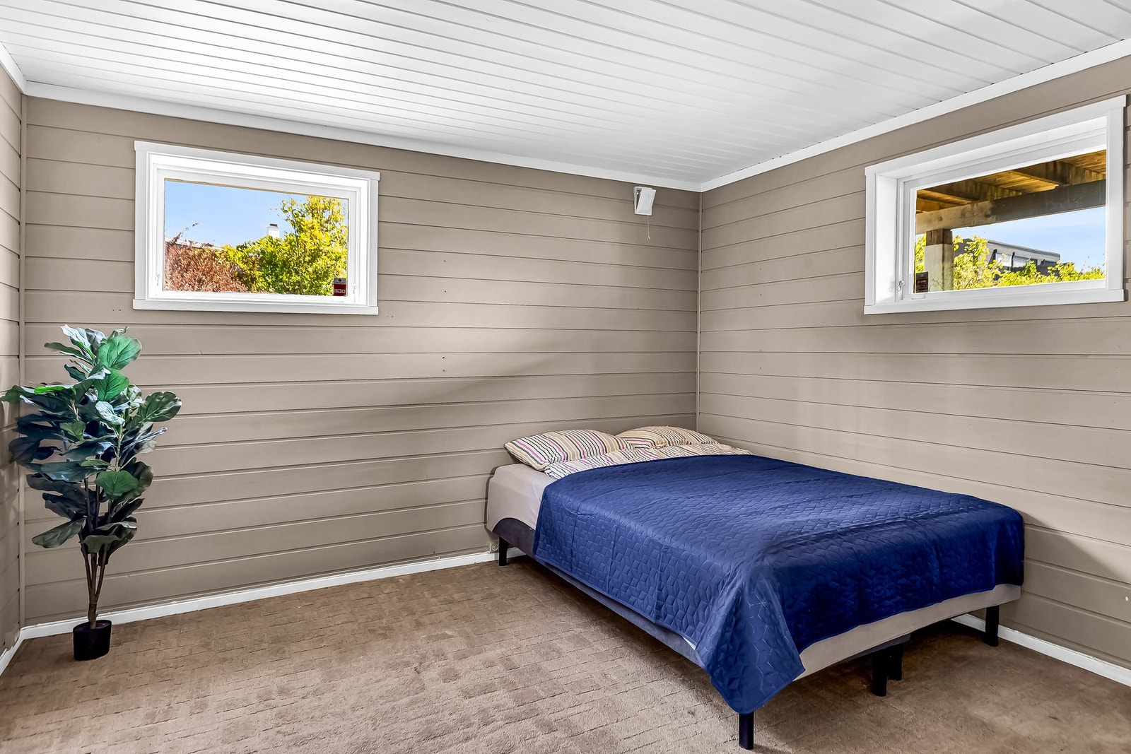 Rom i kjeller, ikke godkjent som soverom Galleribilde