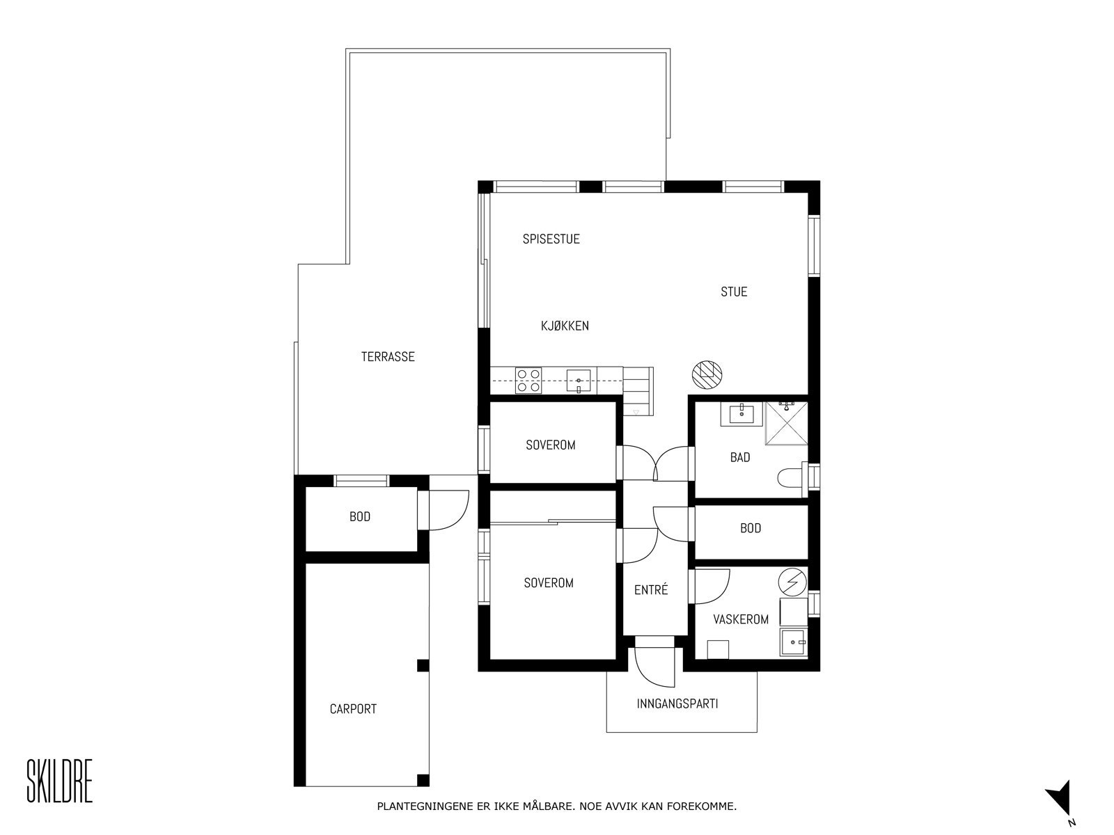 Plantegning 1.etasje Galleribilde