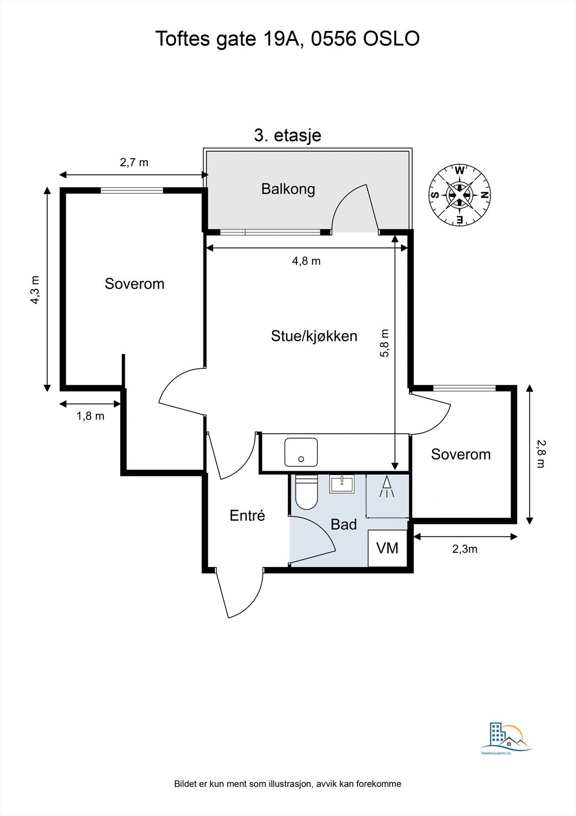 Plantegning Galleribilde