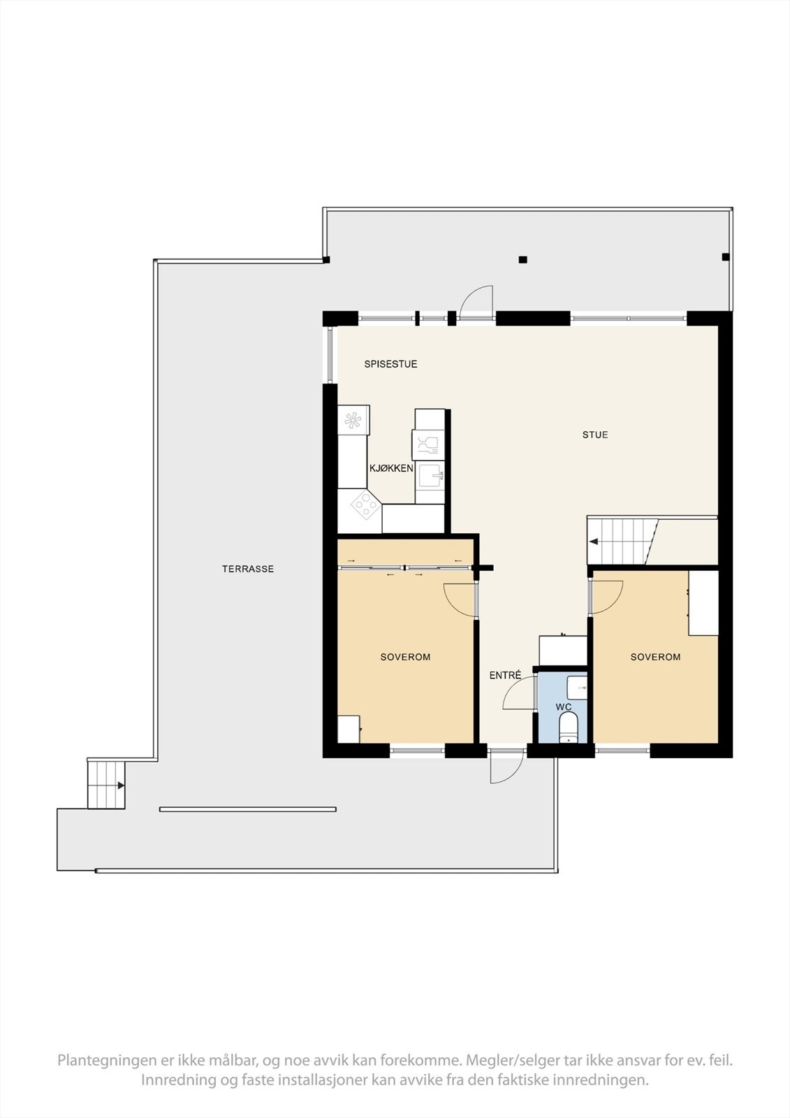 Plantegning 1. etg - Nordlundvegen 15. Galleribilde