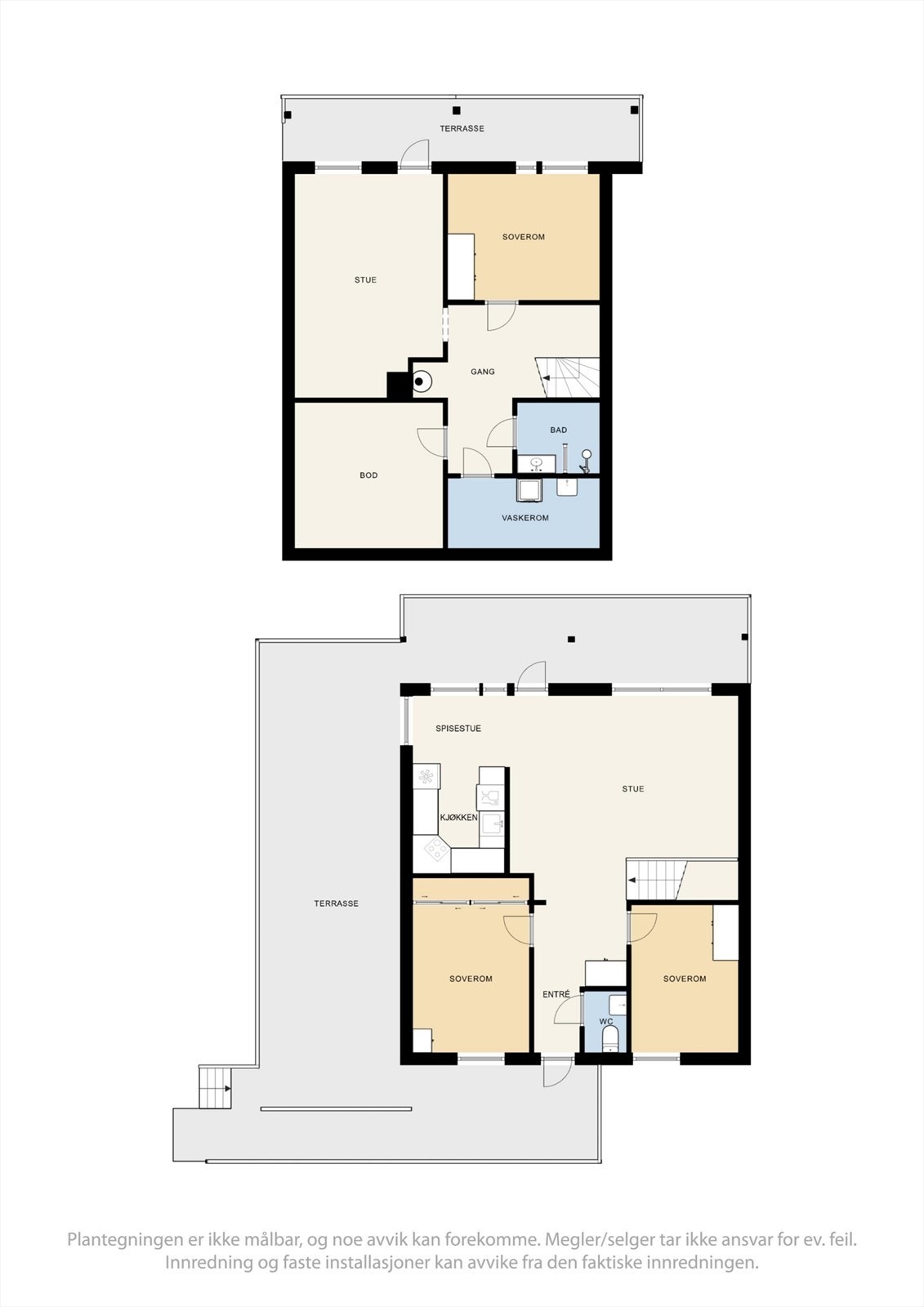 Plantegninger - Nordlundvegen 15. Galleribilde