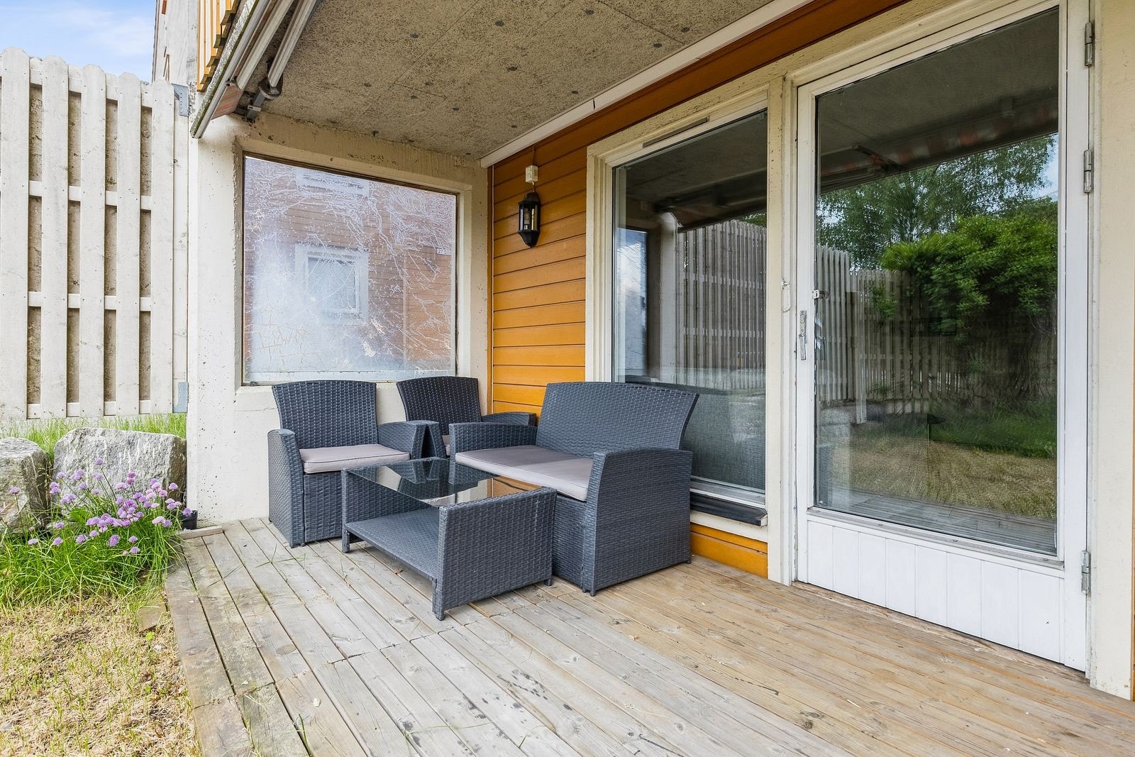 Skjermet terrasse Galleribilde
