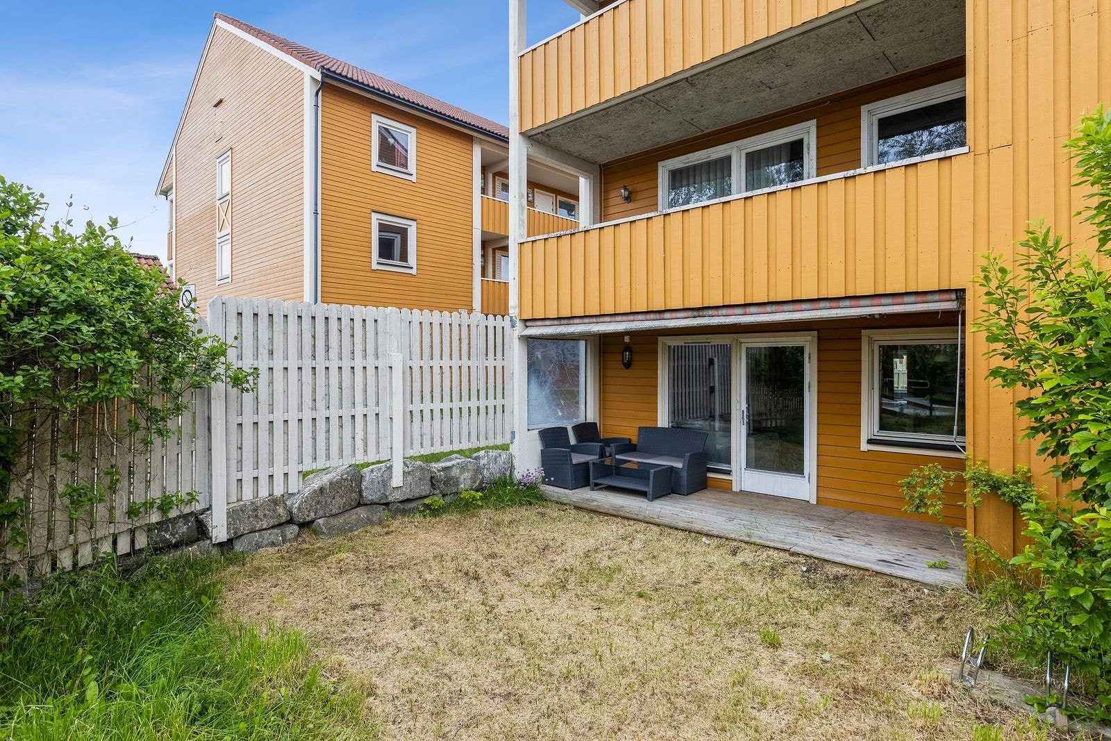 Hyggelig uteplass Galleribilde