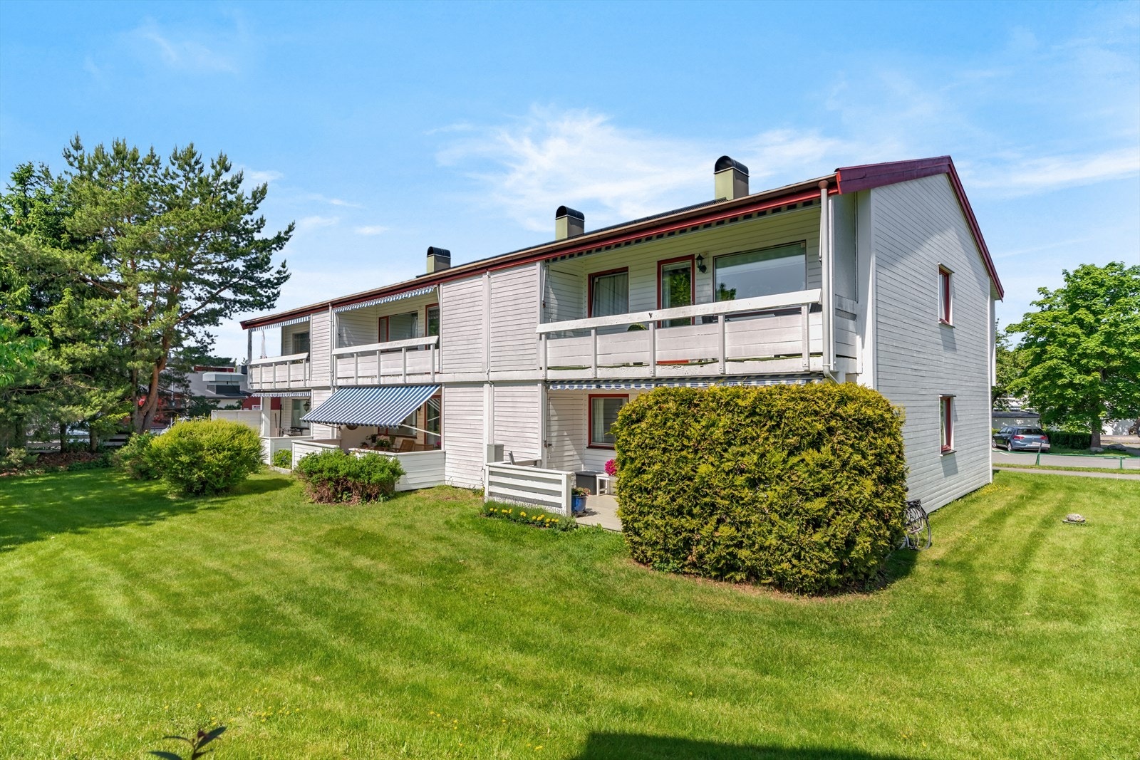 Borettslaget består av 121 boligandeler og er et godt drevet Galleribilde