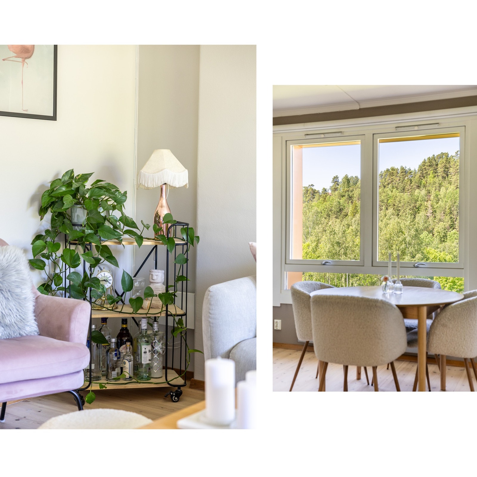 De store vindusflatene slipper inn rikelig med naturlig lysinnslipp. Galleribilde