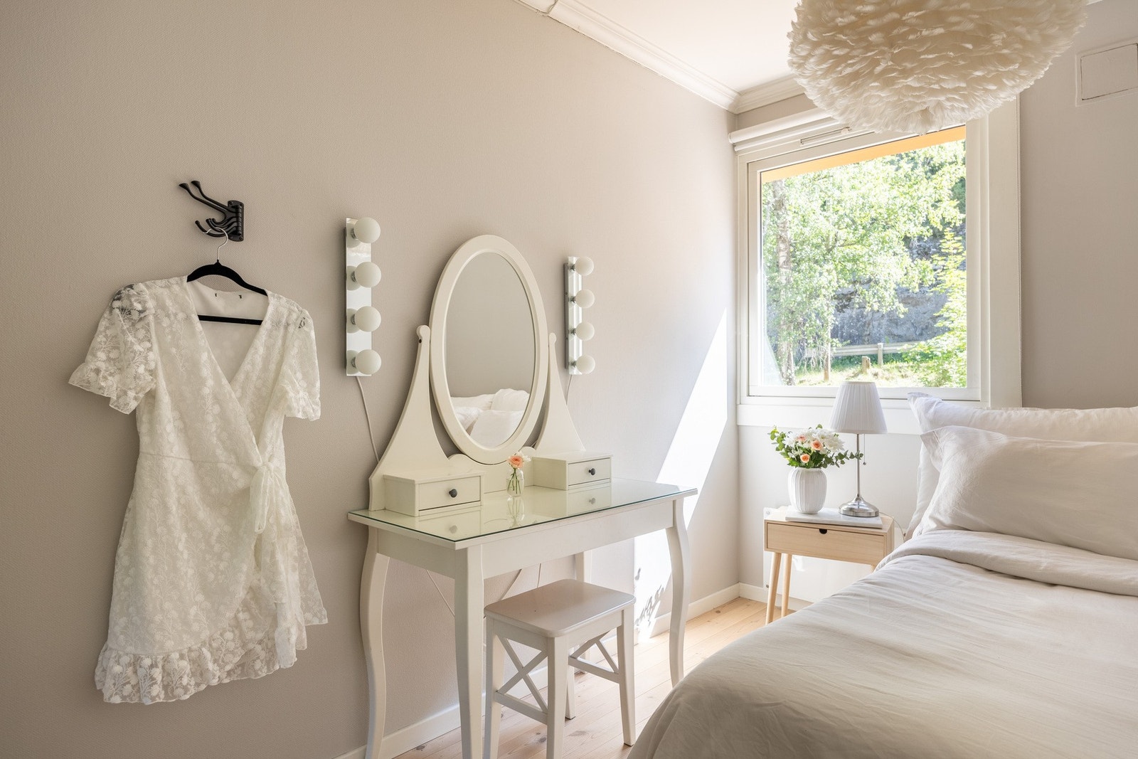 Det er god plass til å innrede med seng, nattbord og eventuelt kontorløsning. Galleribilde