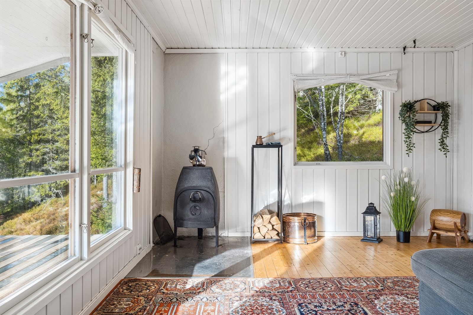 Vedovn varmer godt på kalde dager. Galleribilde