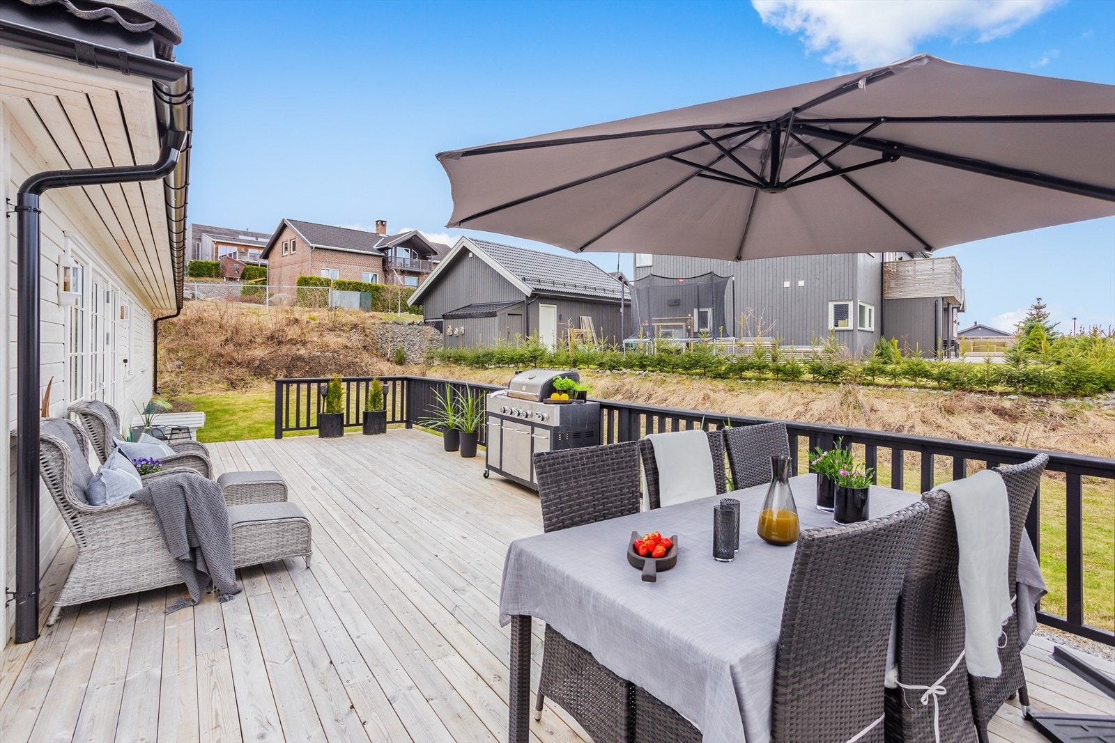 God plass til utegrupper og grill. Galleribilde