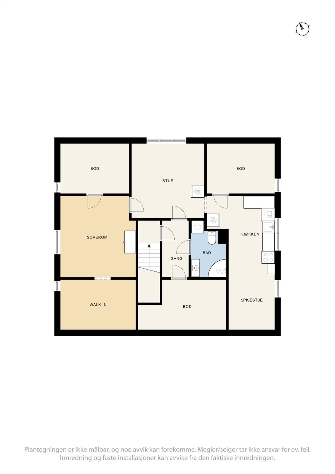 Plantegninger loftsetasje. Galleribilde